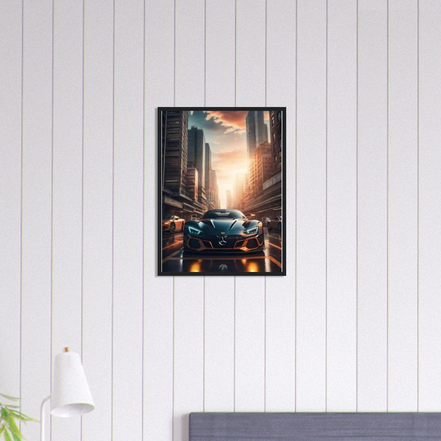 Canvanation Print Material 45x60 cm / 18x24″ Tableau Voiture Mercedes Gt Supersport