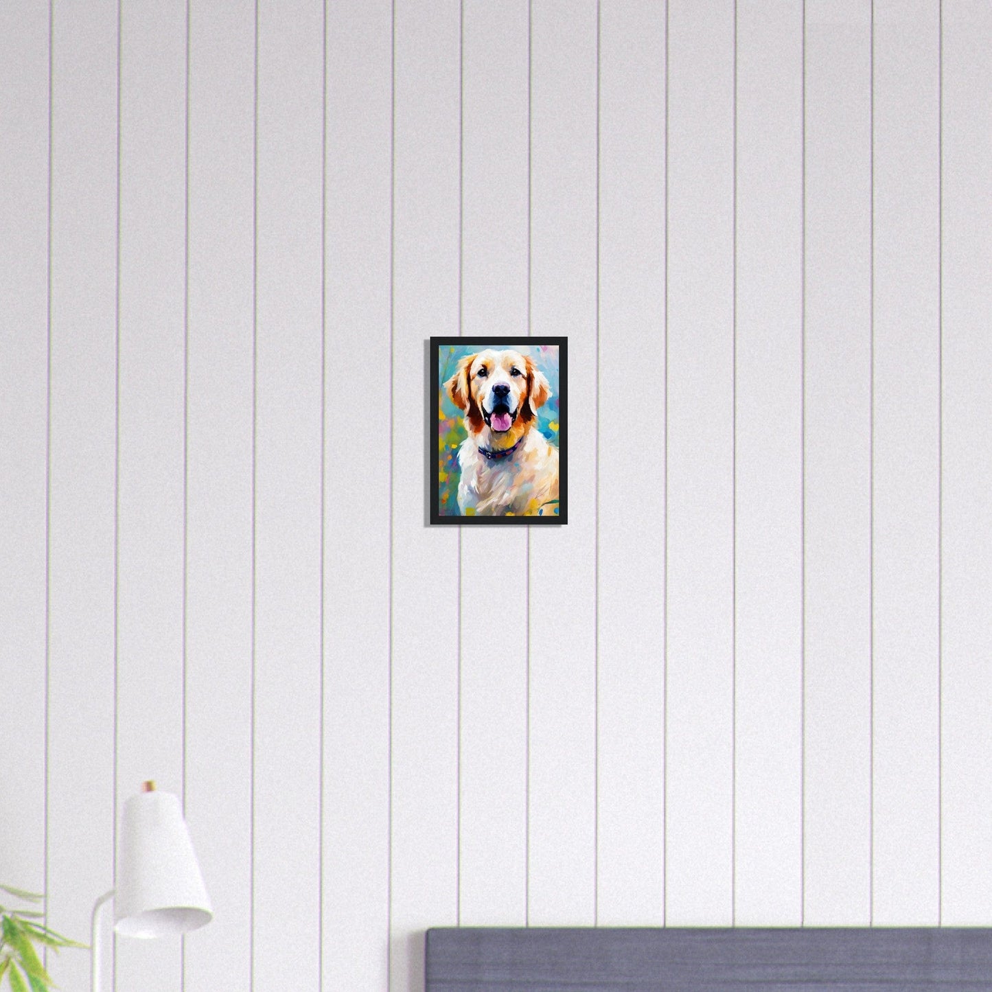 Canvanation Print Material A4 21x29.7 cm / 8x12″ Tableau Chien Cœur A Quatre Pattes