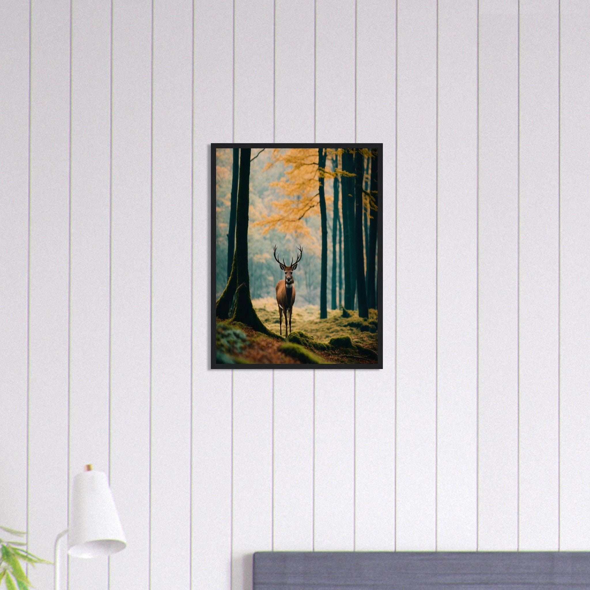 Canvanation Print Material 45x60 cm / 18x24″ Tableau Cerf Majesté Sylvestre
