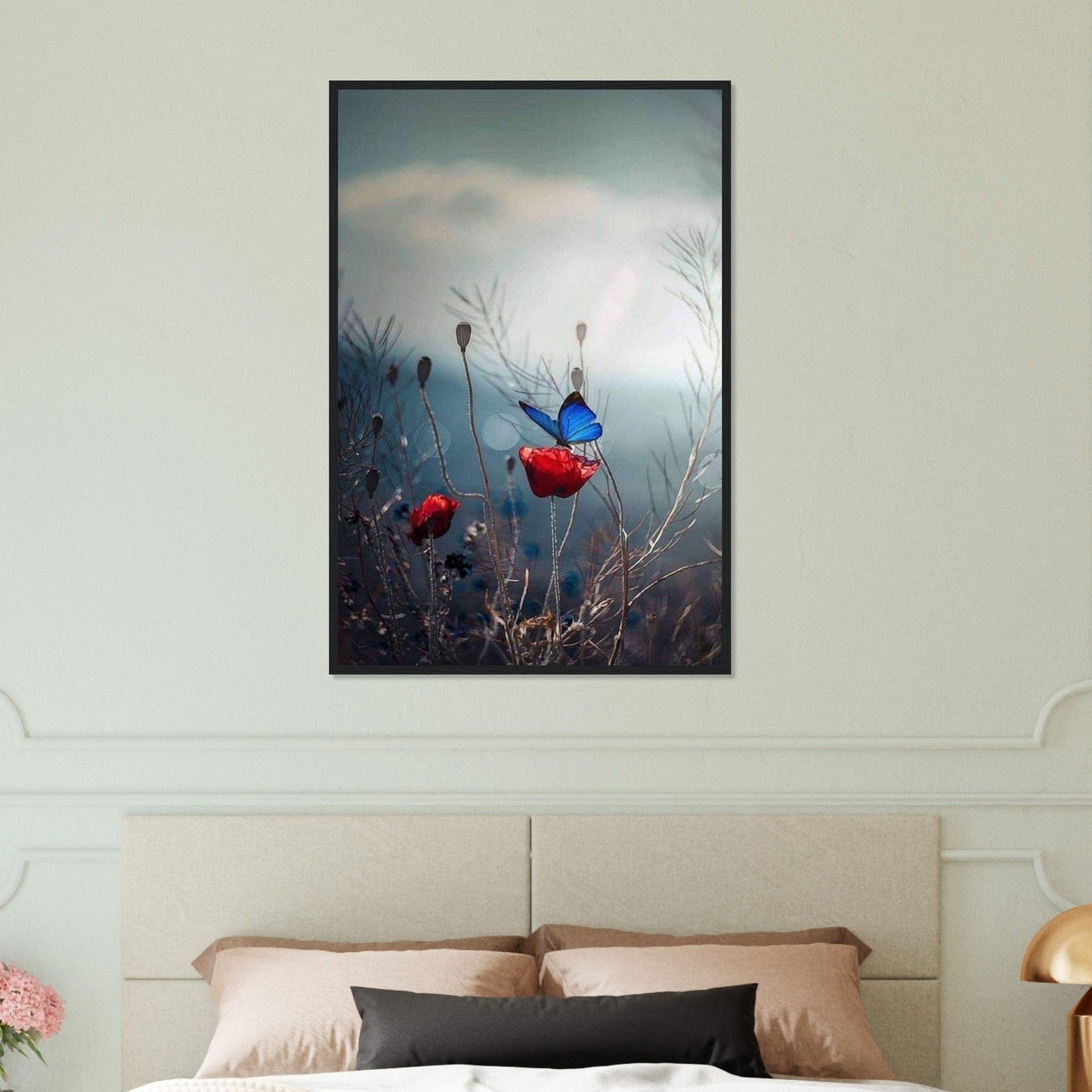 Canvanation Print Material Tableau Coquelicot Moderne