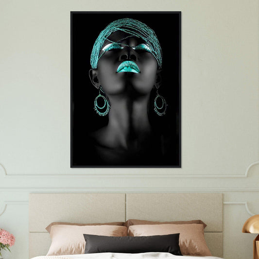 Canvanation Print Material 70x100 cm / 28x40″ Portrait Africain Peinture