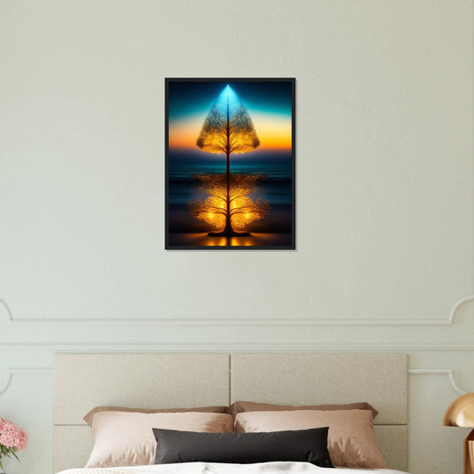 Canvanation Print Material 45x60 cm / 18x24″ Tableau Arbre De Vie Oasis Urbaine