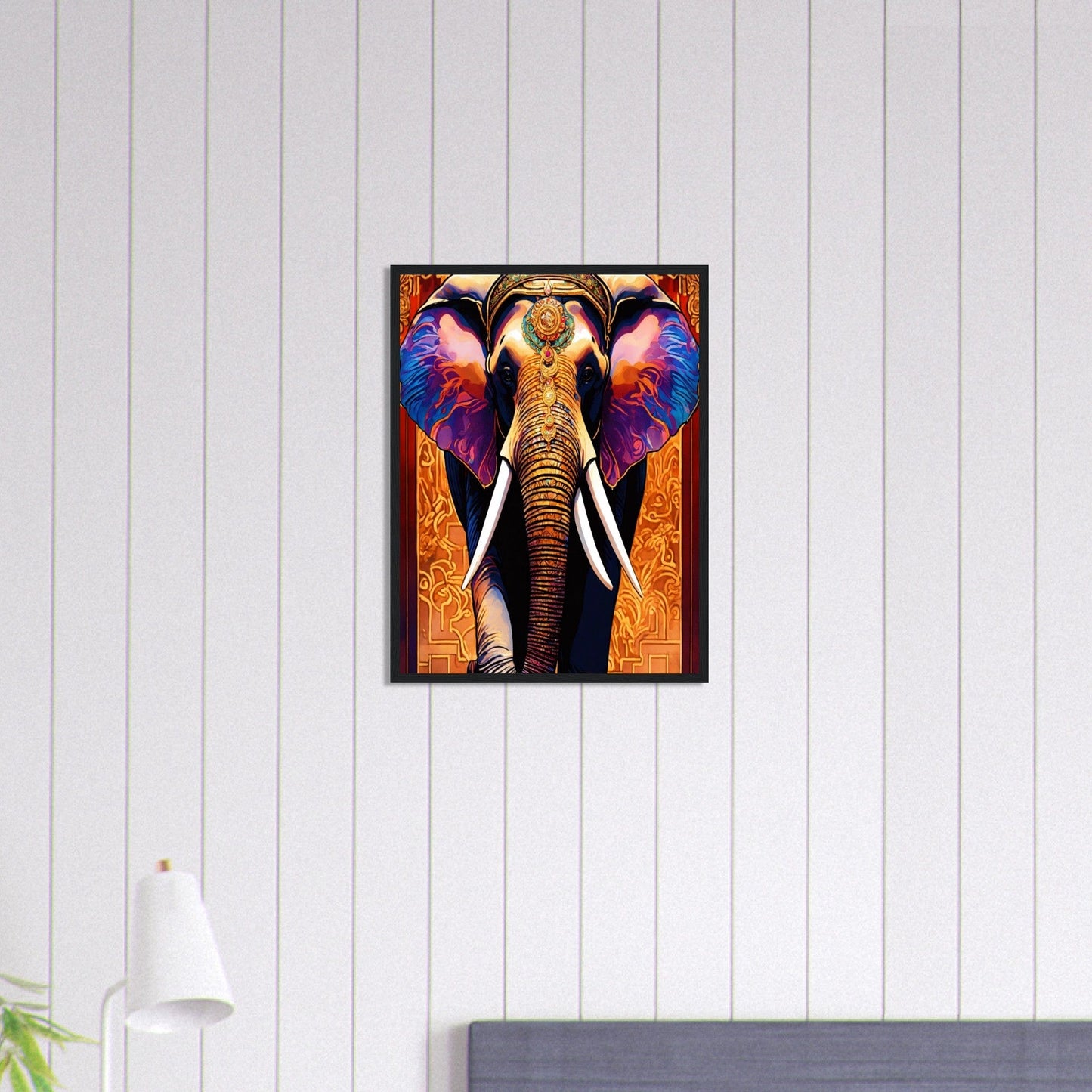 Canvanation Print Material 45x60 cm / 18x24″ Tableau Elephant Rêve Africain