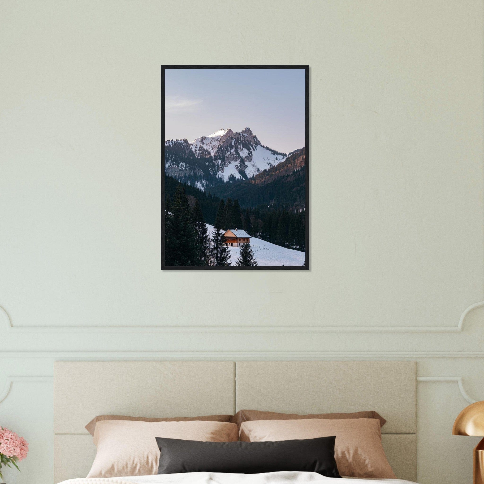 Canvanation Print Material 50x70 cm / 20x28″ Tableau De Montagne Moderne