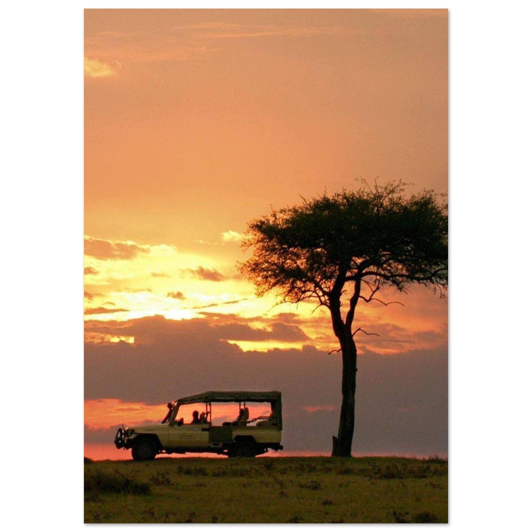 Gelato Print Material A0 (84.1 x 118.9 cm) Tableau Africain Safari