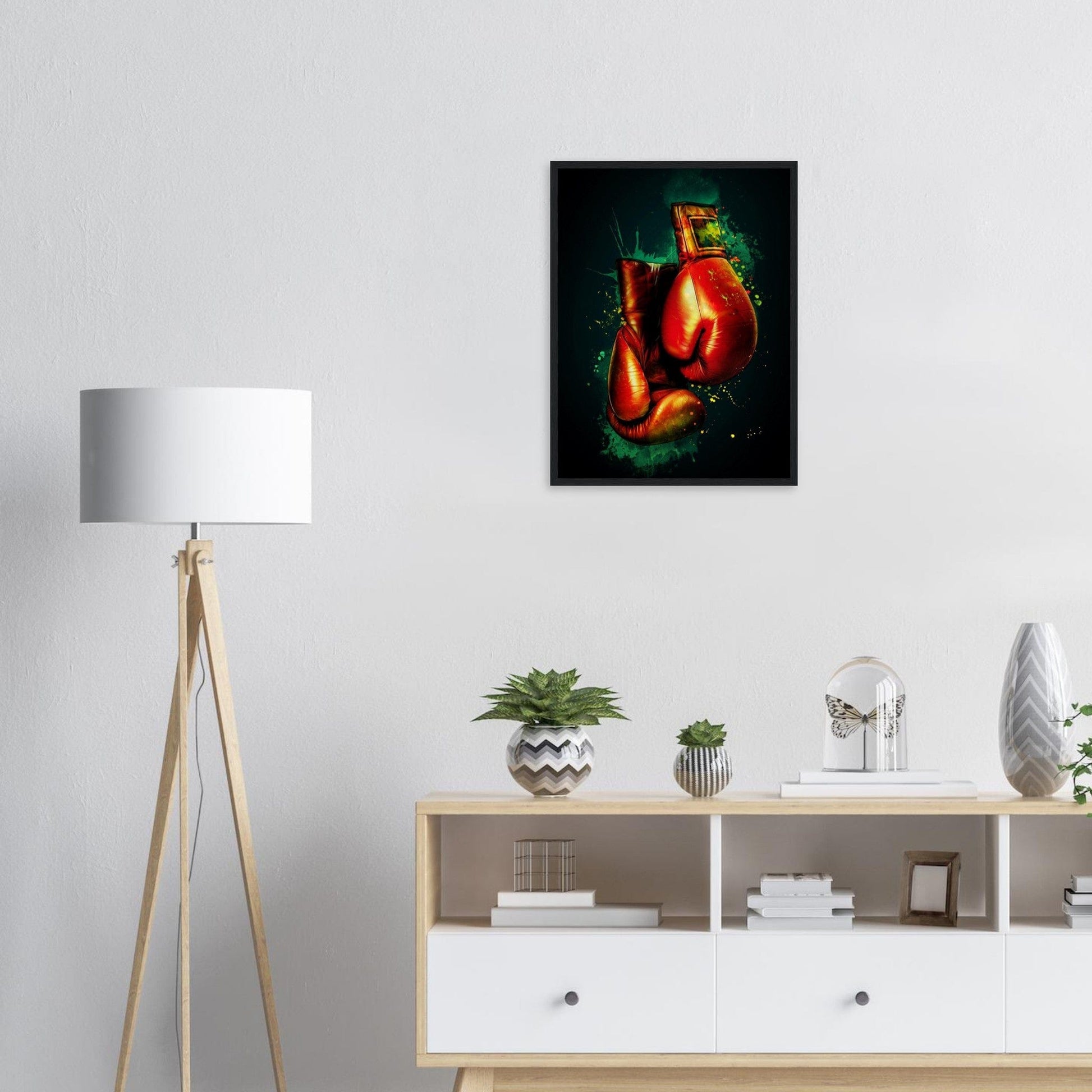 Canvanation Print Material Tableau Boxe Porte Chance