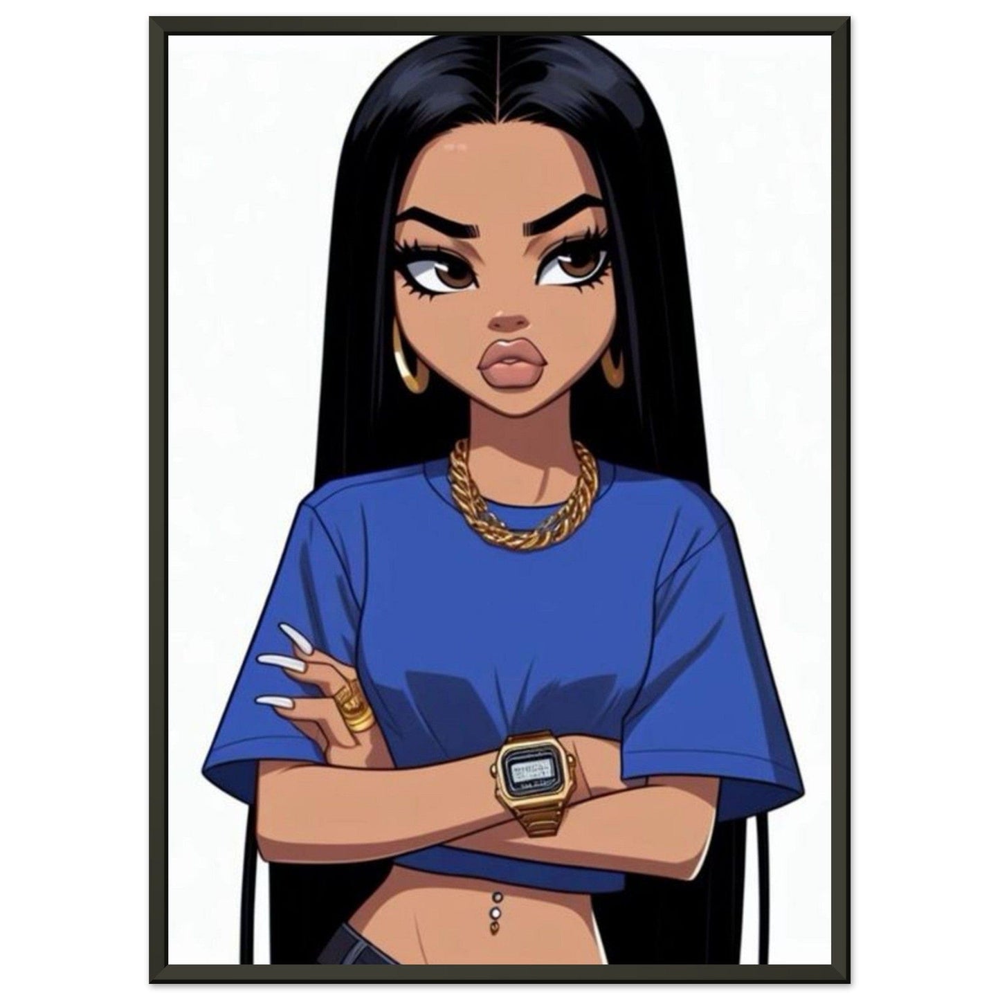 Canvanation Print Material 50x70 cm / 20x28″ Tableau Photo Personnalisé Aluminium AI