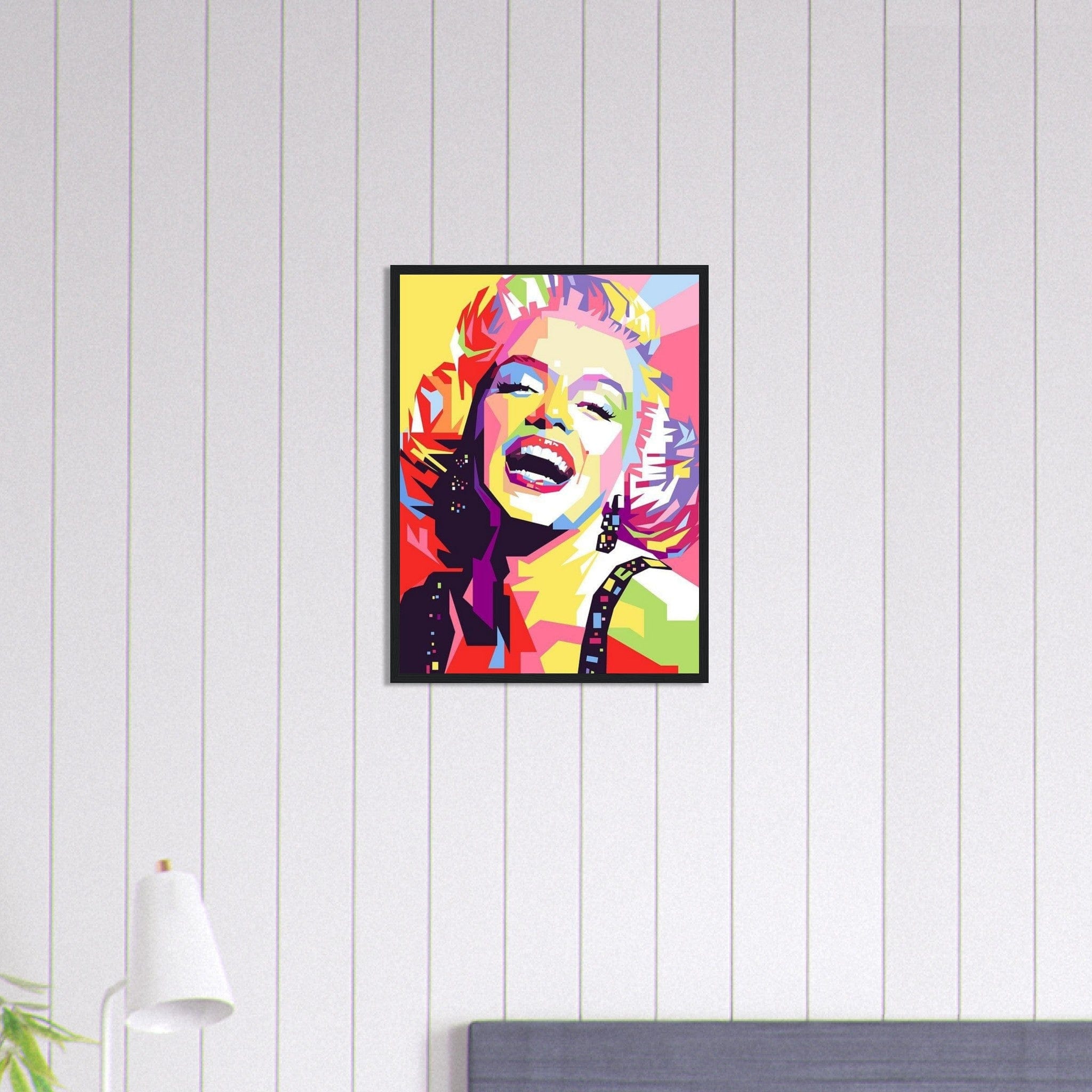 Canvanation Print Material 45x60 cm / 18x24″ Tableau Monroe Graffiti