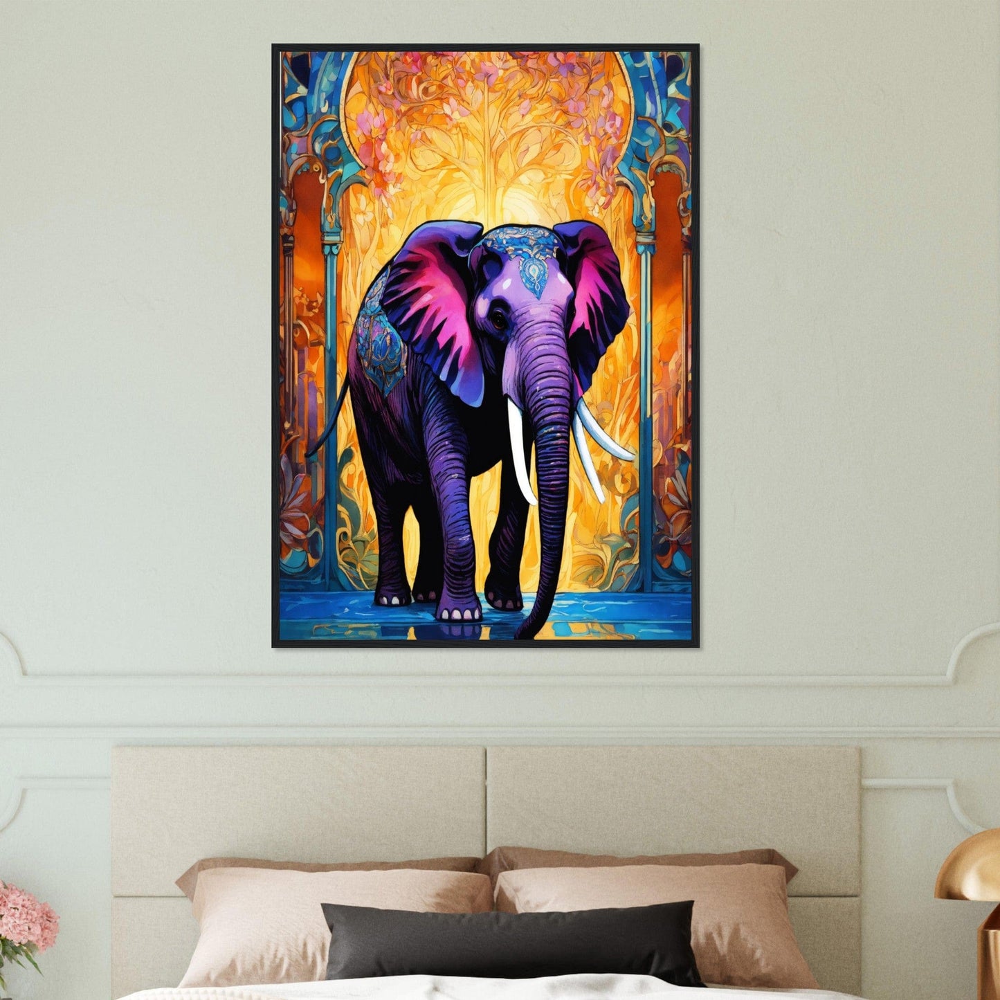 Canvanation Print Material Tableau Elephant L'Empereur De La Terre