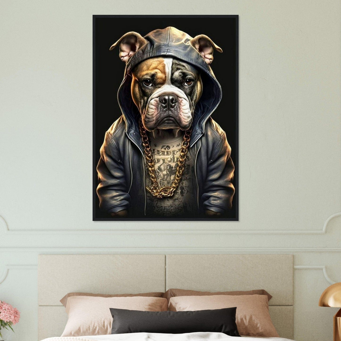 Canvanation Print Material Tableau Chien - Au-delà des mots