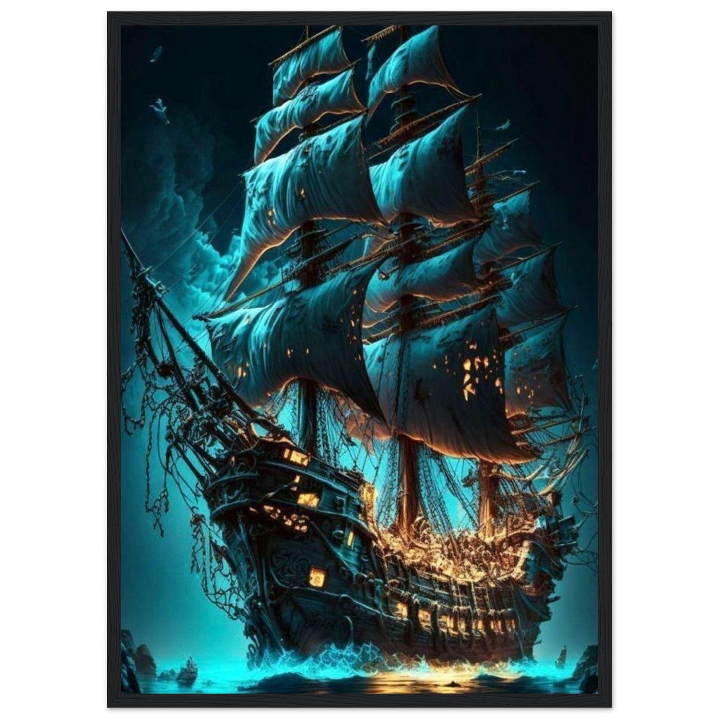 Gelato Print Material Tableau Peinture Marine Bateau