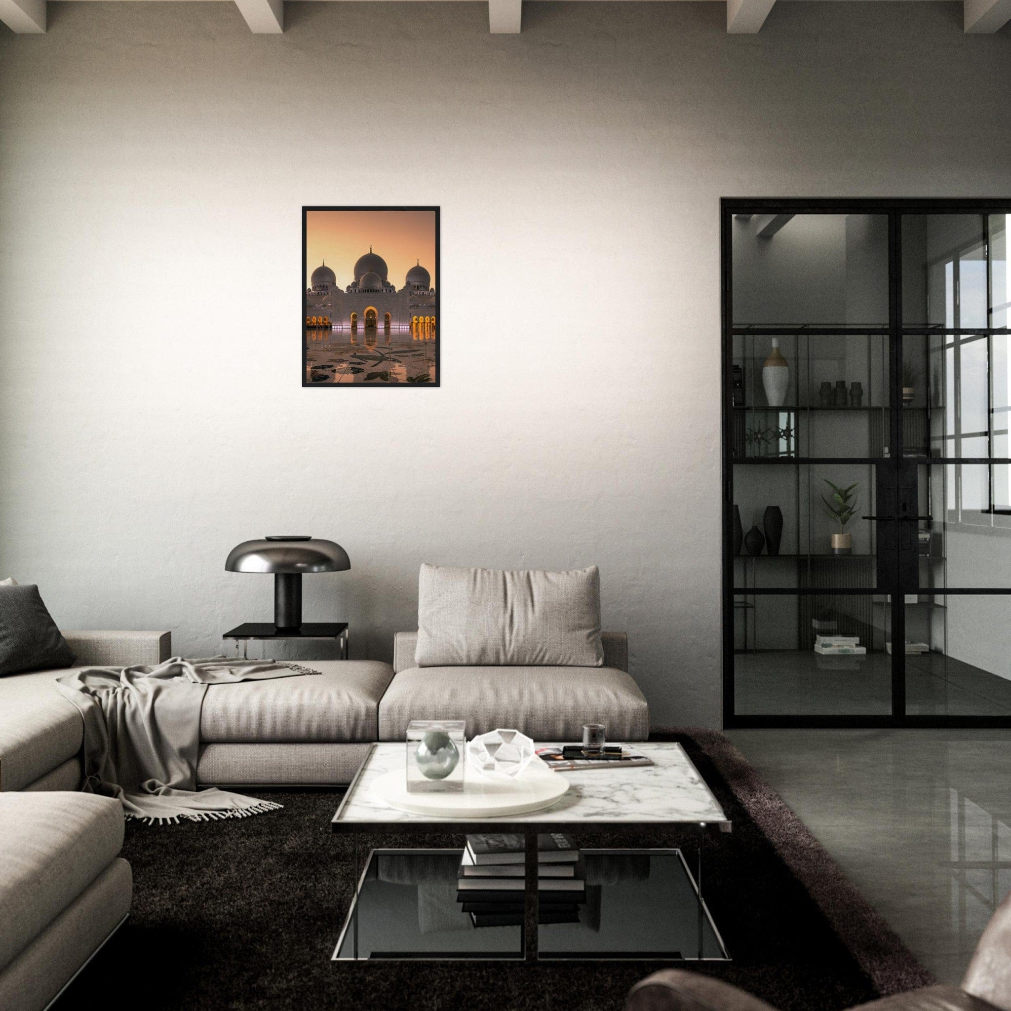 Canvanation Print Material Tableau Marocain Moderne