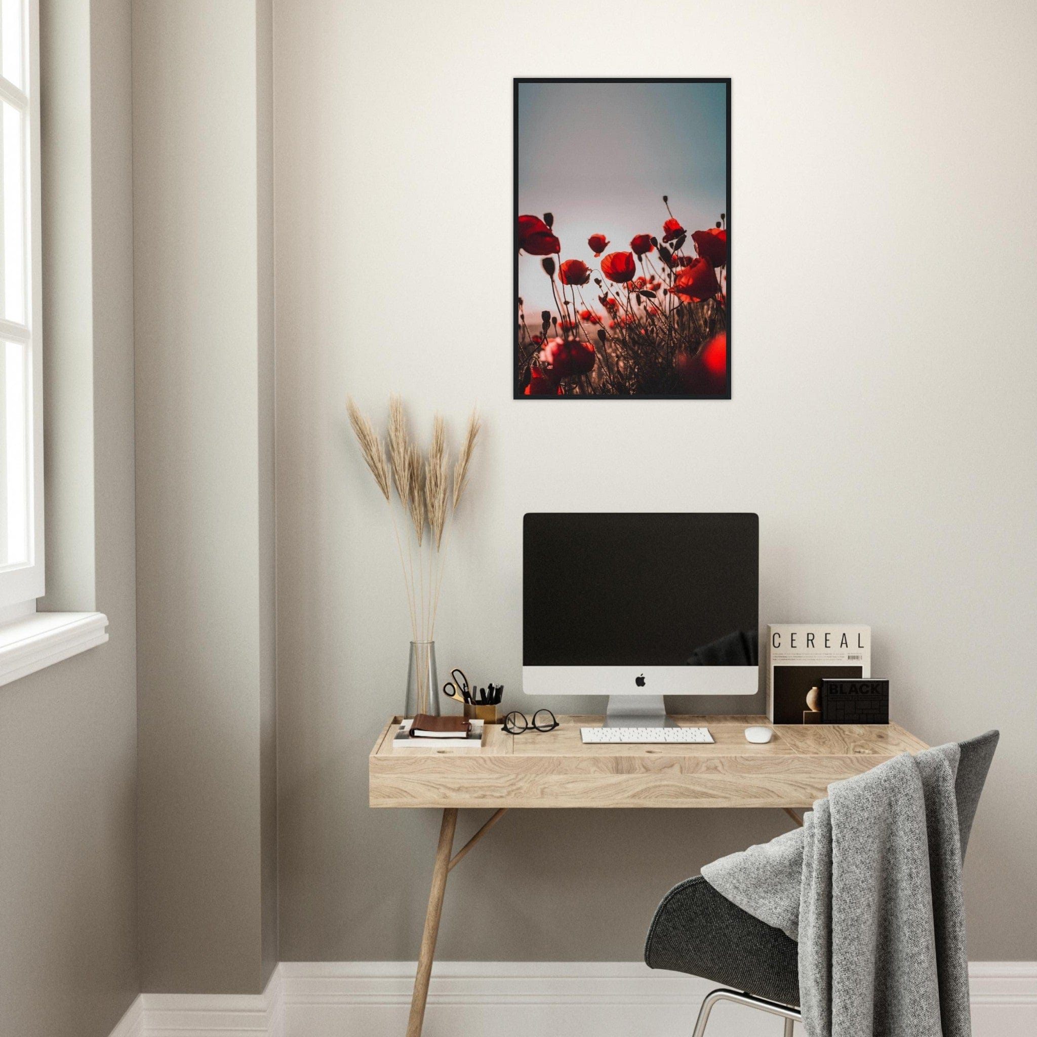 Canvanation Print Material Tableau Les Coquelicots