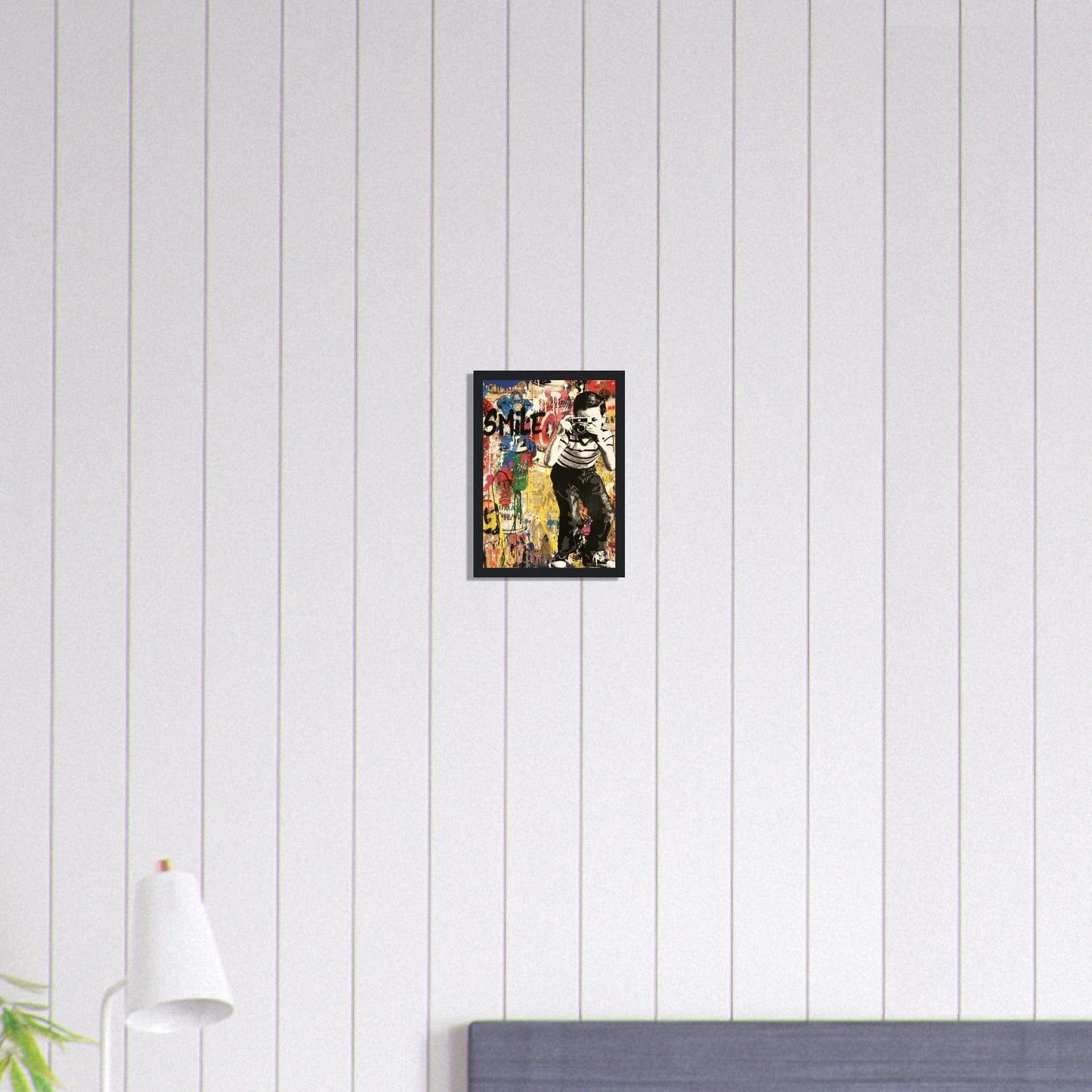 Canvanation Print Material A4 21x29.7 cm / 8x12″ Tableau Street Art Smile