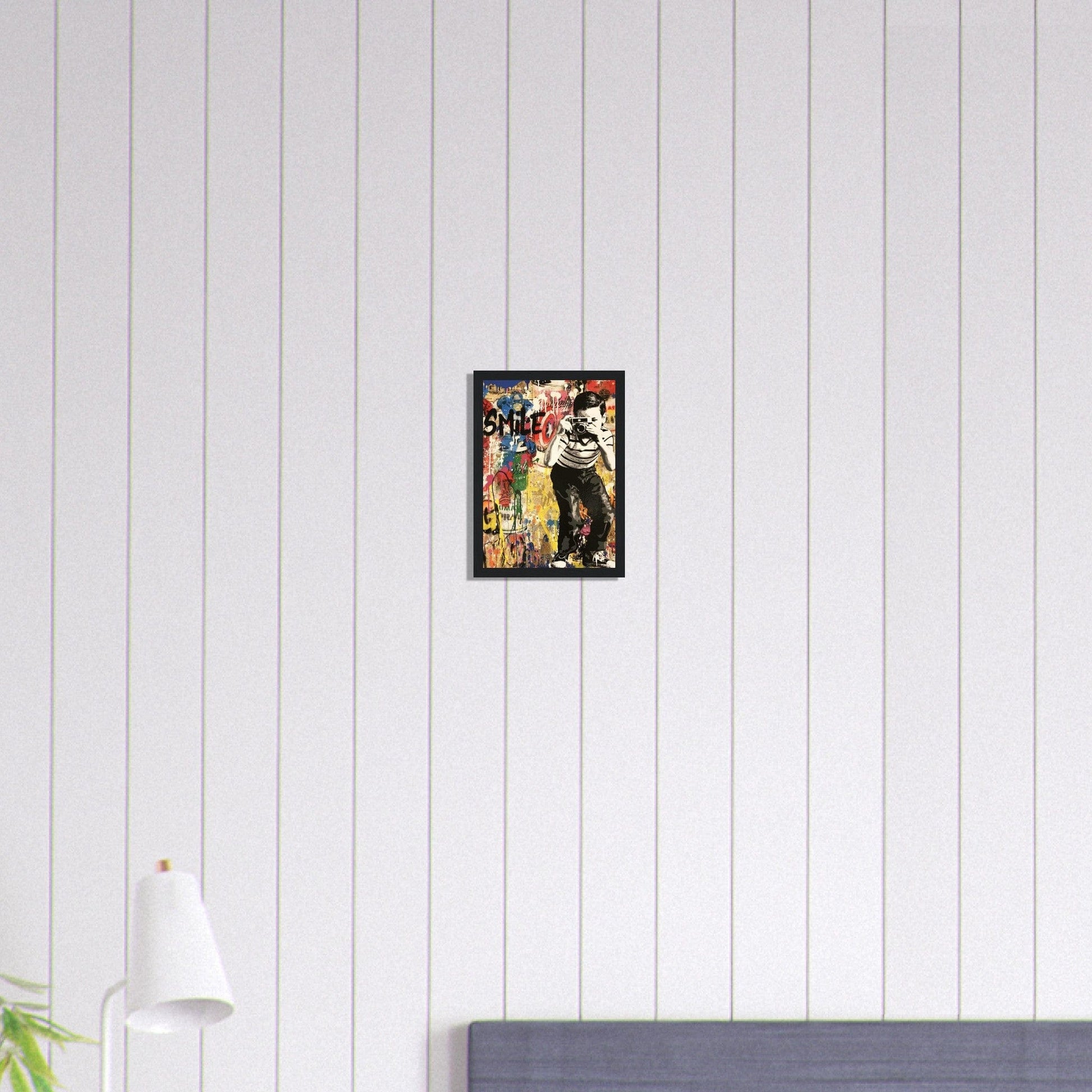 Canvanation Print Material A4 21x29.7 cm / 8x12″ Tableau Street Art Smile