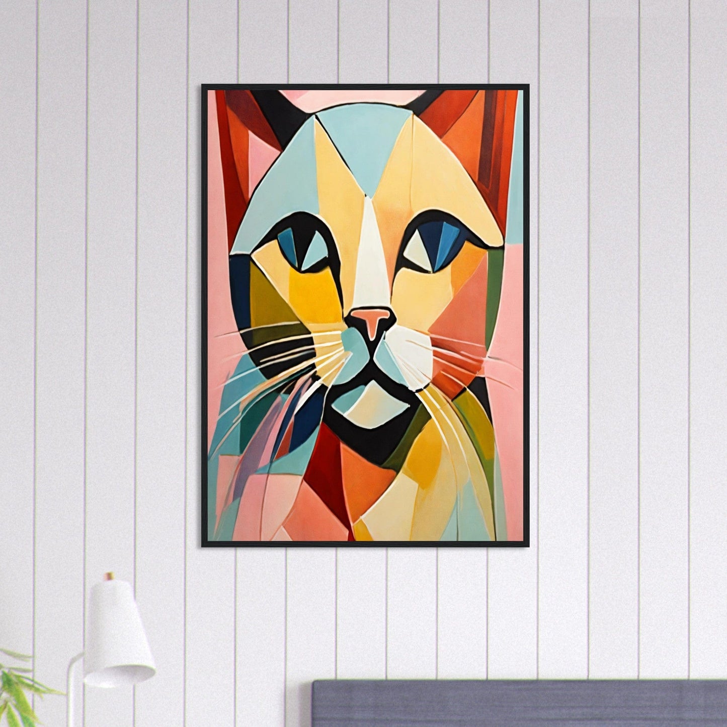 Canvanation Print Material 70x100 cm / 28x40″ Tableau Chat Lueur Du Crépuscule