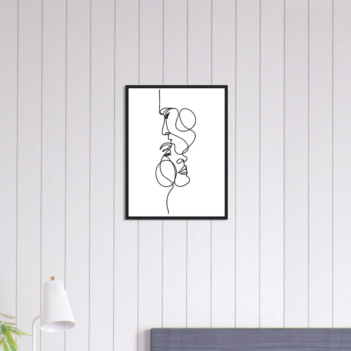 Canvanation Print Material 45x60 cm / 18x24″ Tableau Couple Symphonie des Sentiments