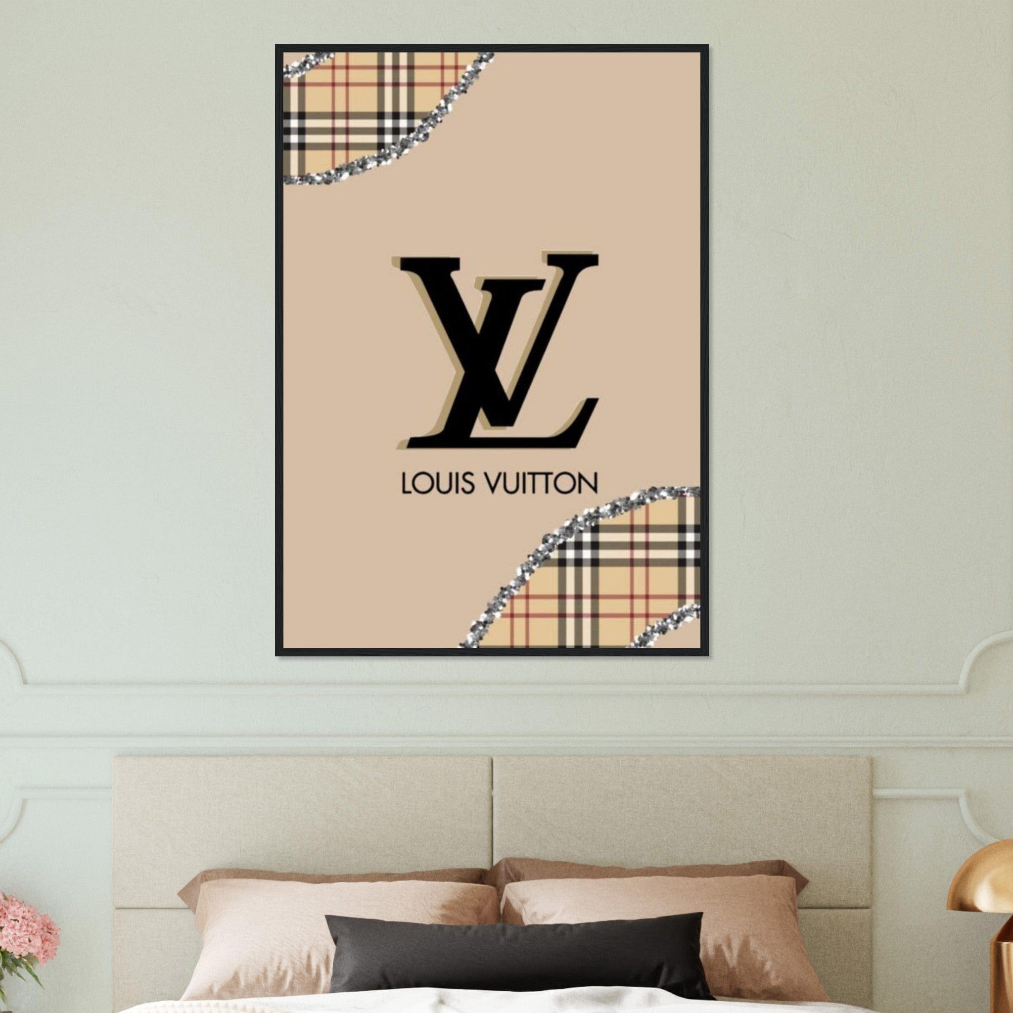 Canvanation Print Material 70x100 cm / 28x40″ Tableau Louis Vuitton x Burberry