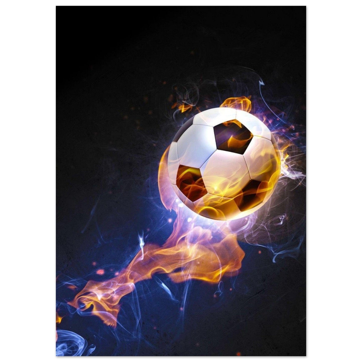 Canvanation Print Material 50x70 cm / 20x28″ Poster Football Illustration Feu