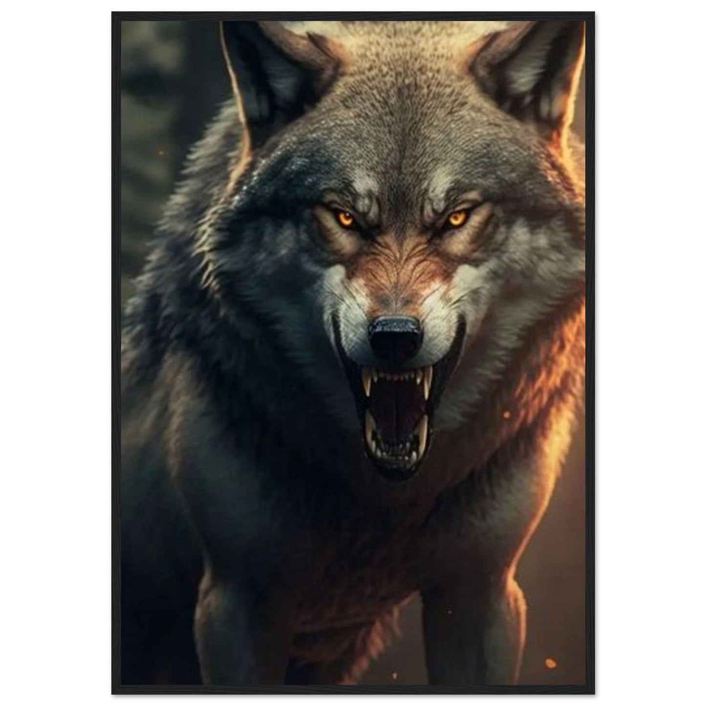 Gelato Print Material 70x100 cm / 28x40″ Tableau Loup Enragé