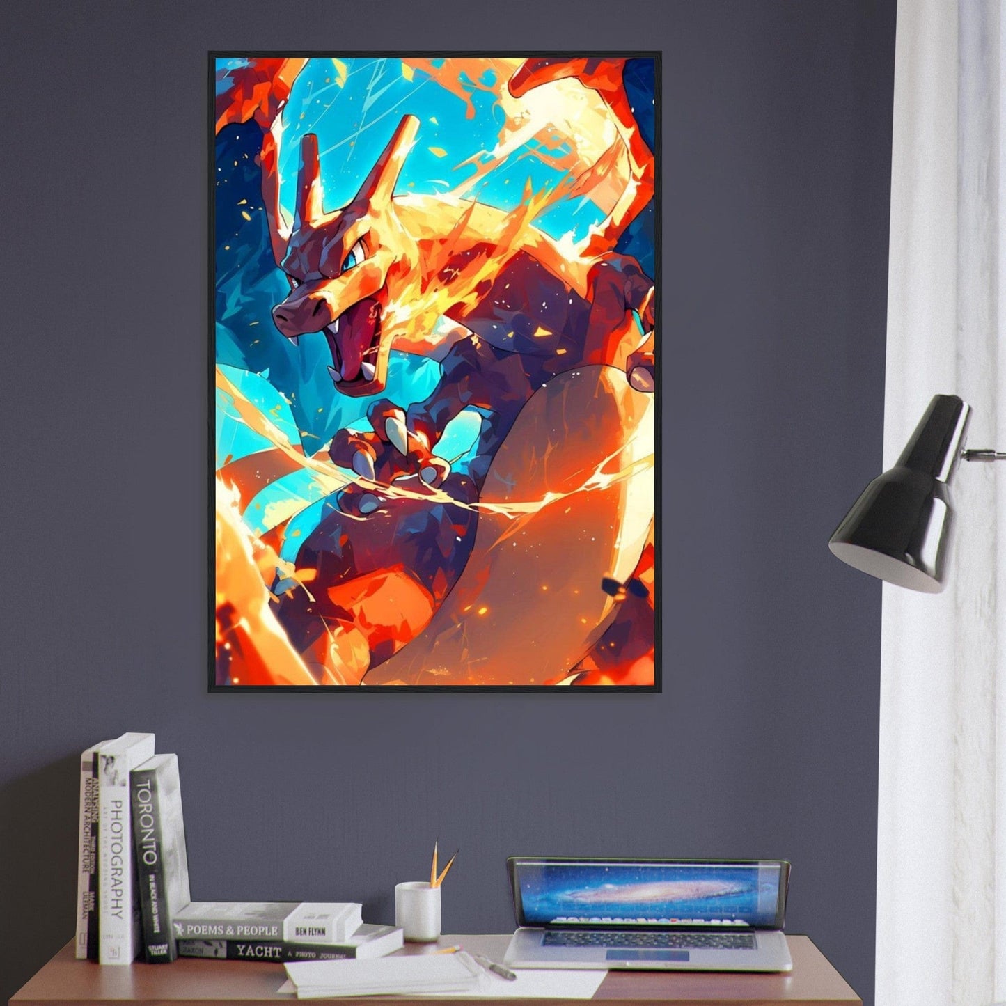 Canvanation Print Material Tableau Pokémon Dracaufeu