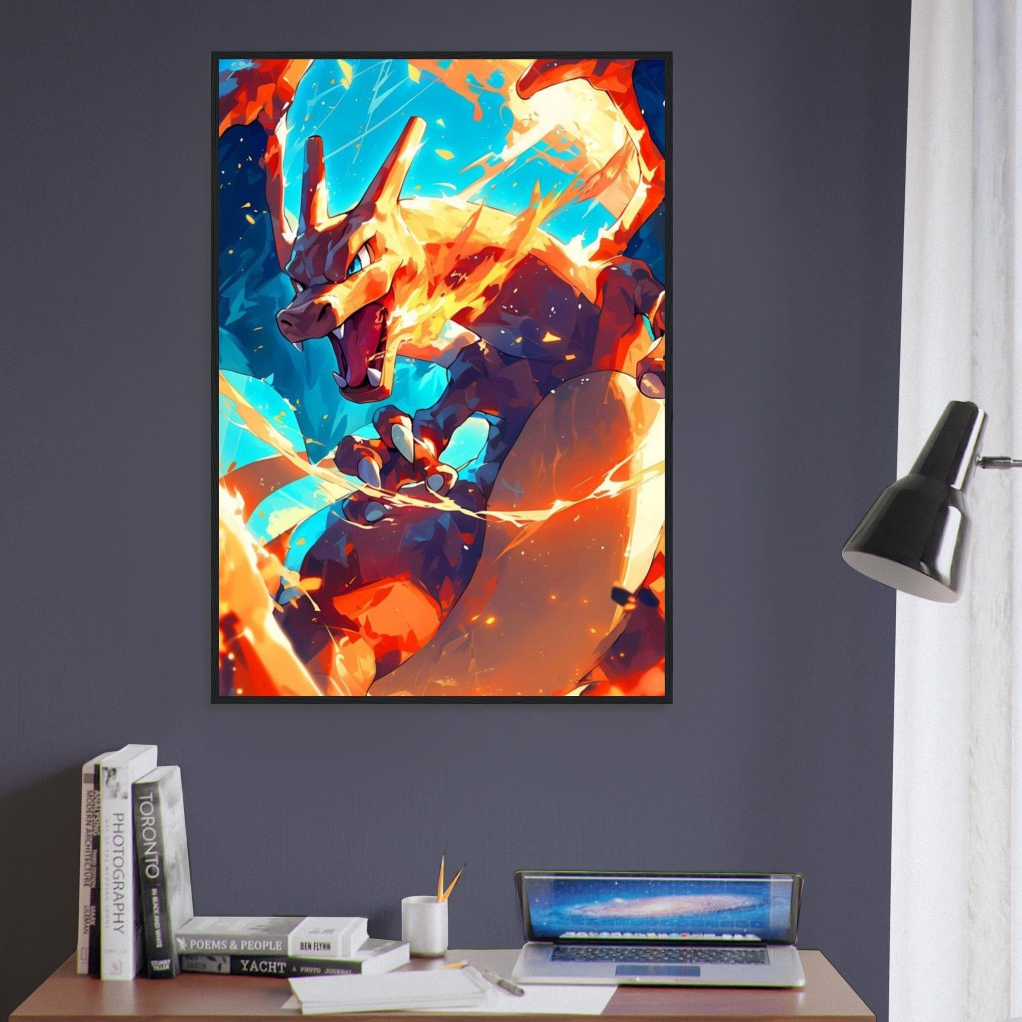 Canvanation Print Material Tableau Pokémon Dracaufeu
