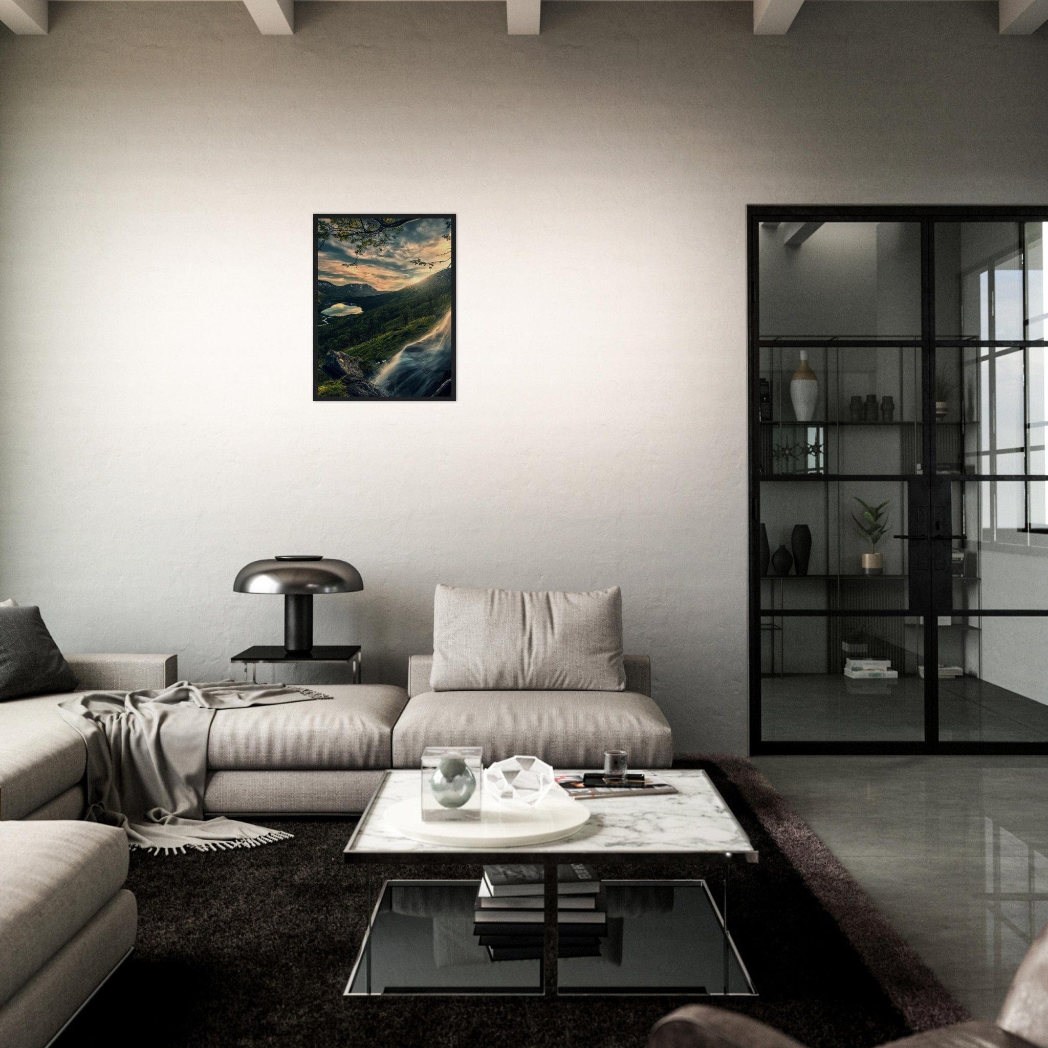 Canvanation Print Material Peinture Foret Moderne