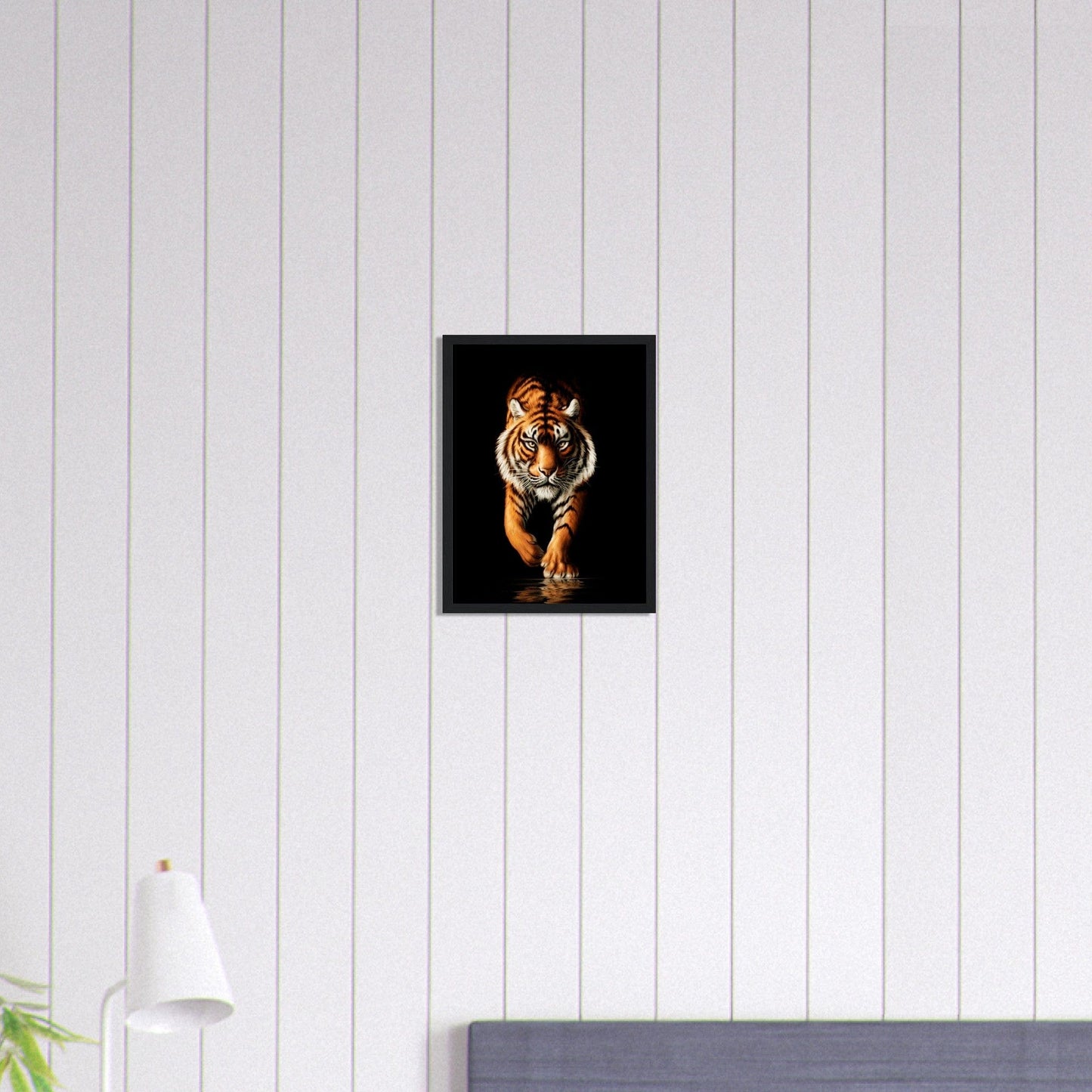 Canvanation Print Material 30x40 cm / 12x16″ Tableau Tigre Obscure