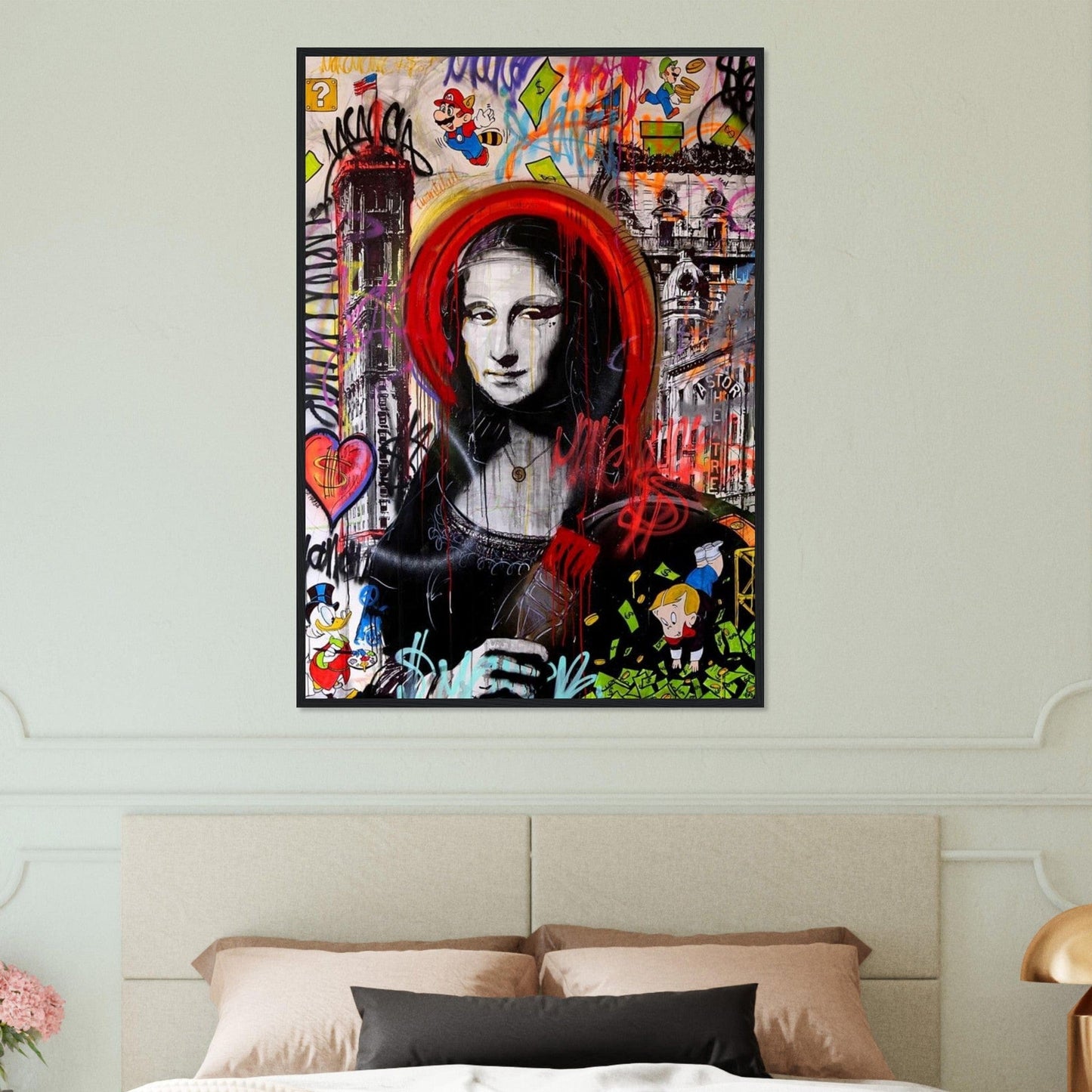 Canvanation Print Material Tableau Street Art Joconde