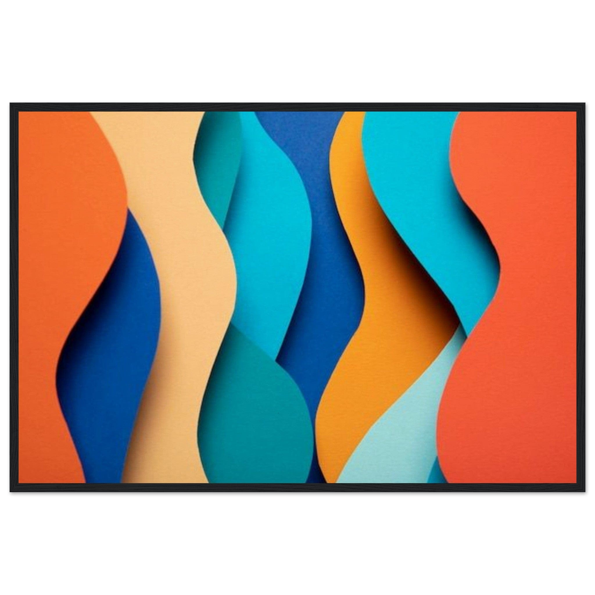 Gelato Print Material 60x90 cm / 24x36″ Tableau Panoramique Abstrait
