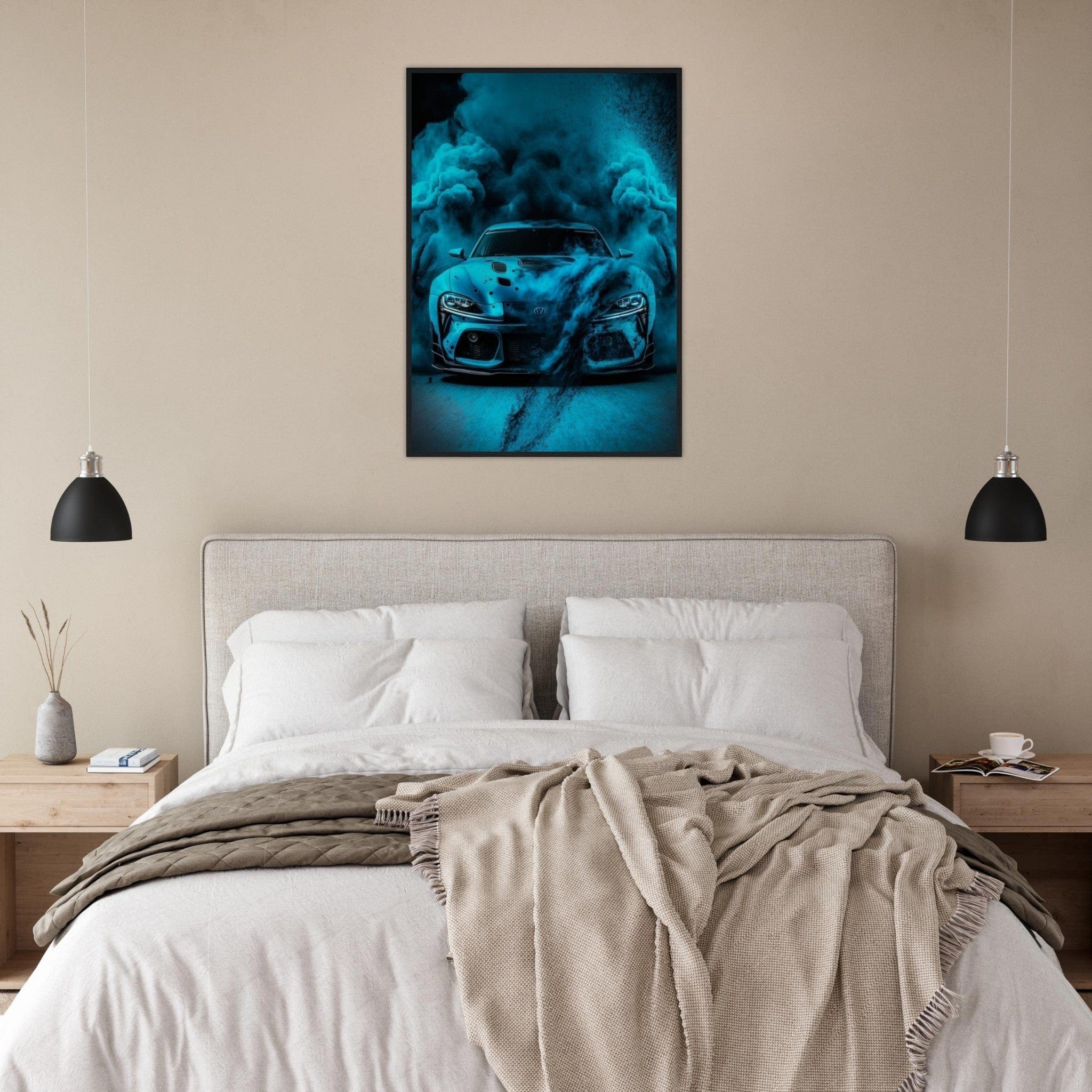Canvanation Print Material 70x100 cm / 28x40″ Tableau Voiture Supra Cupra