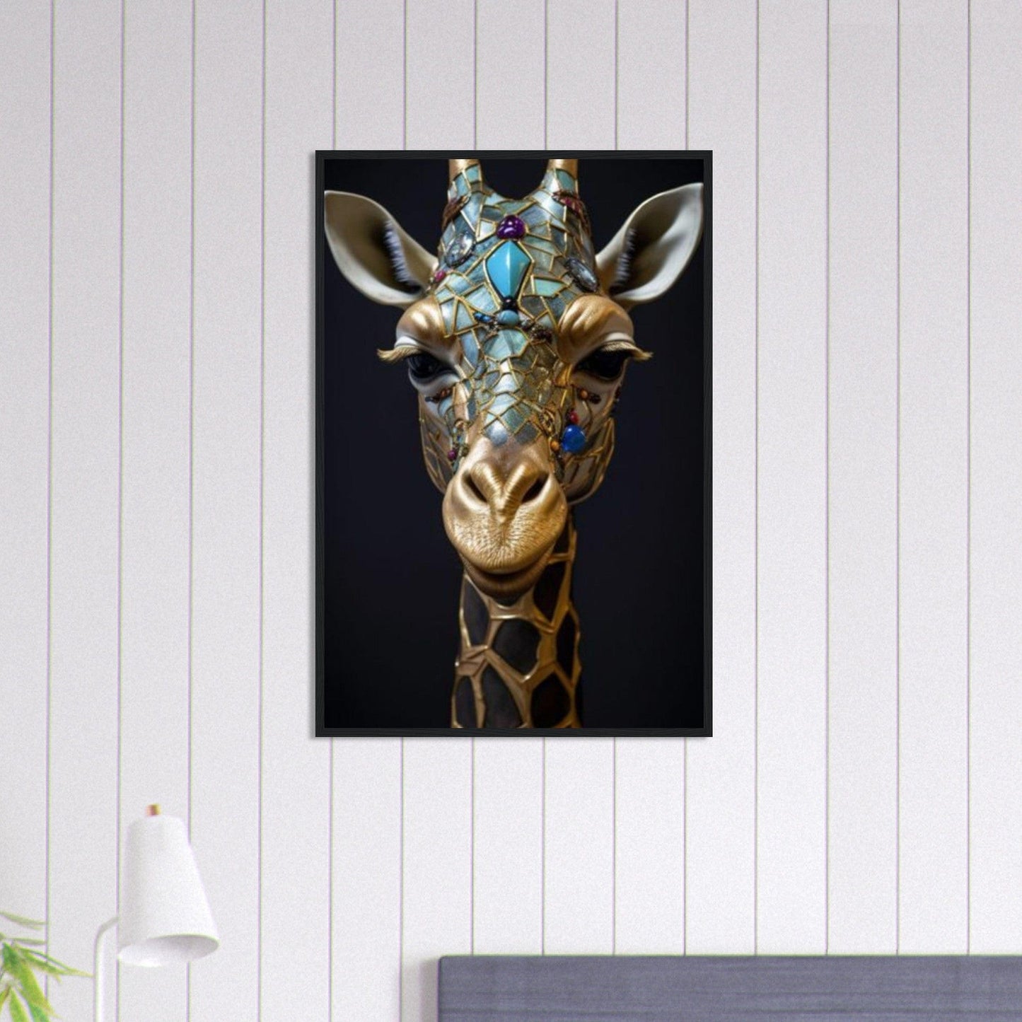 Canvanation Print Material 60x90 cm / 24x36″ Tableau Girafe Schleich
