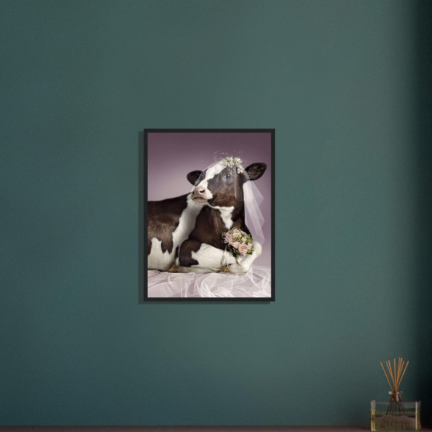Canvanation Print Material Vache Tableau Drole