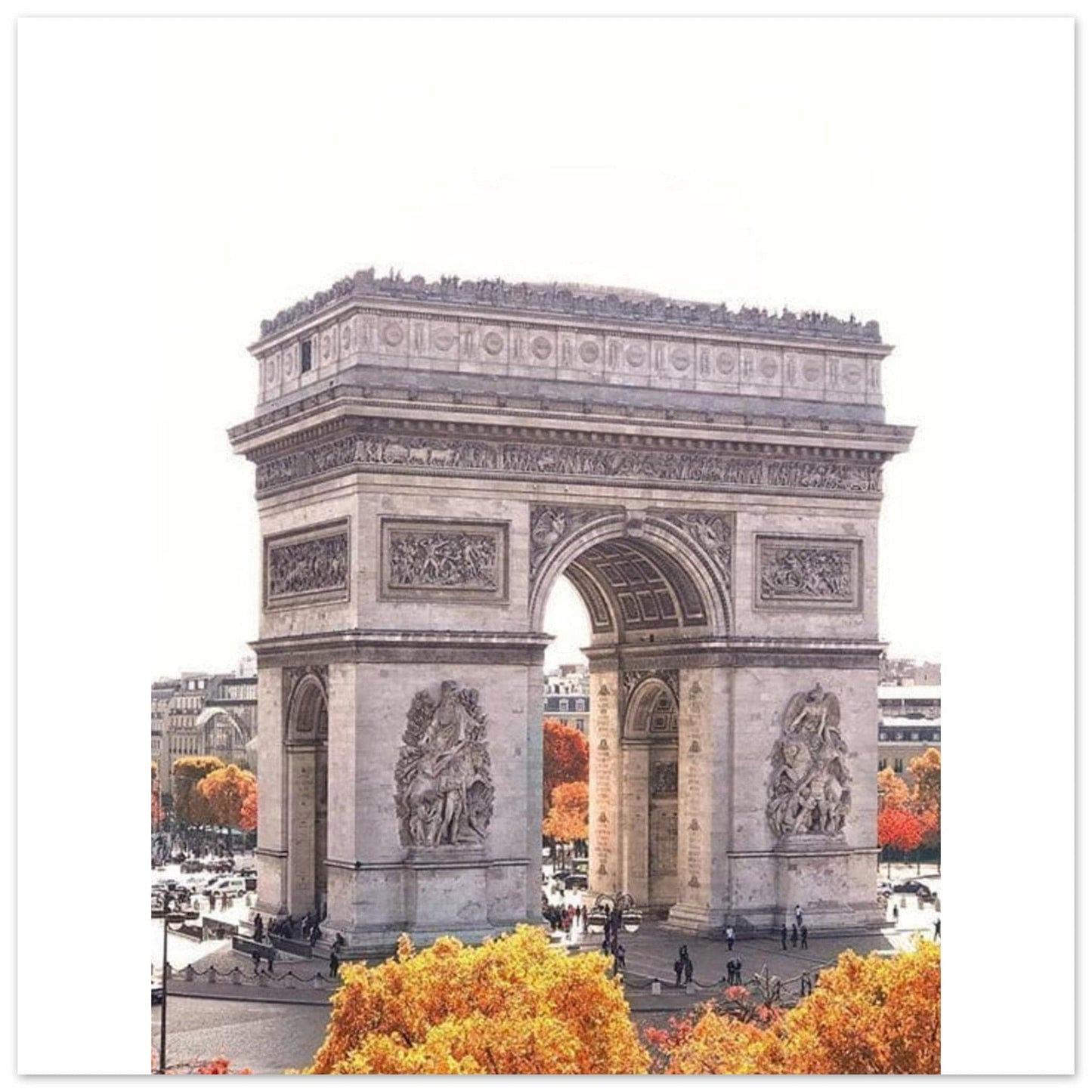 Canvanation Print Material 45x45 cm / 18x18″ Tableau Arc de Triomphe