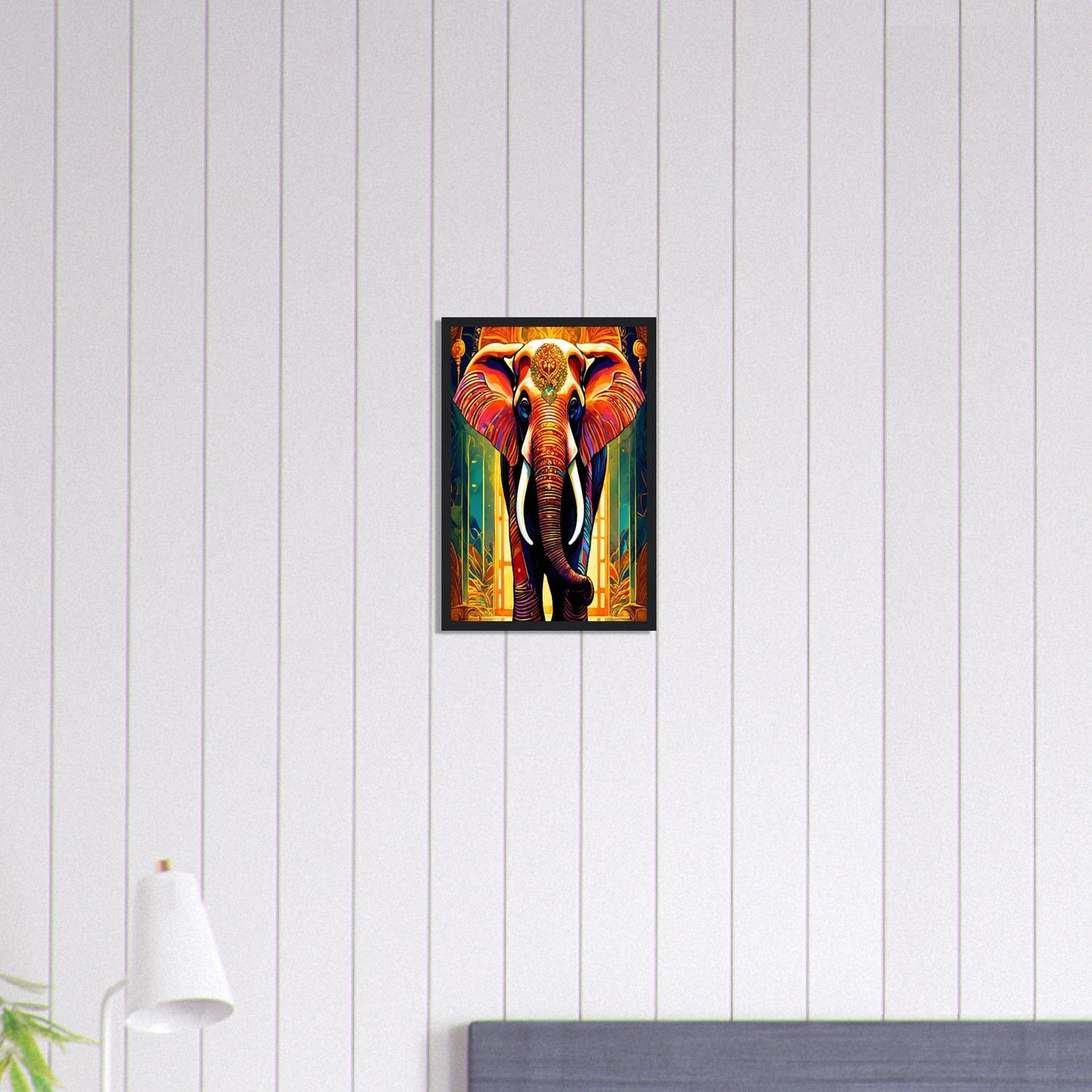 Canvanation Print Material 30x45 cm / 12x18″ Tableau Elephant L'Esprit Grand