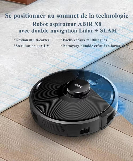 Canvanation Noir Aspirateur Robot