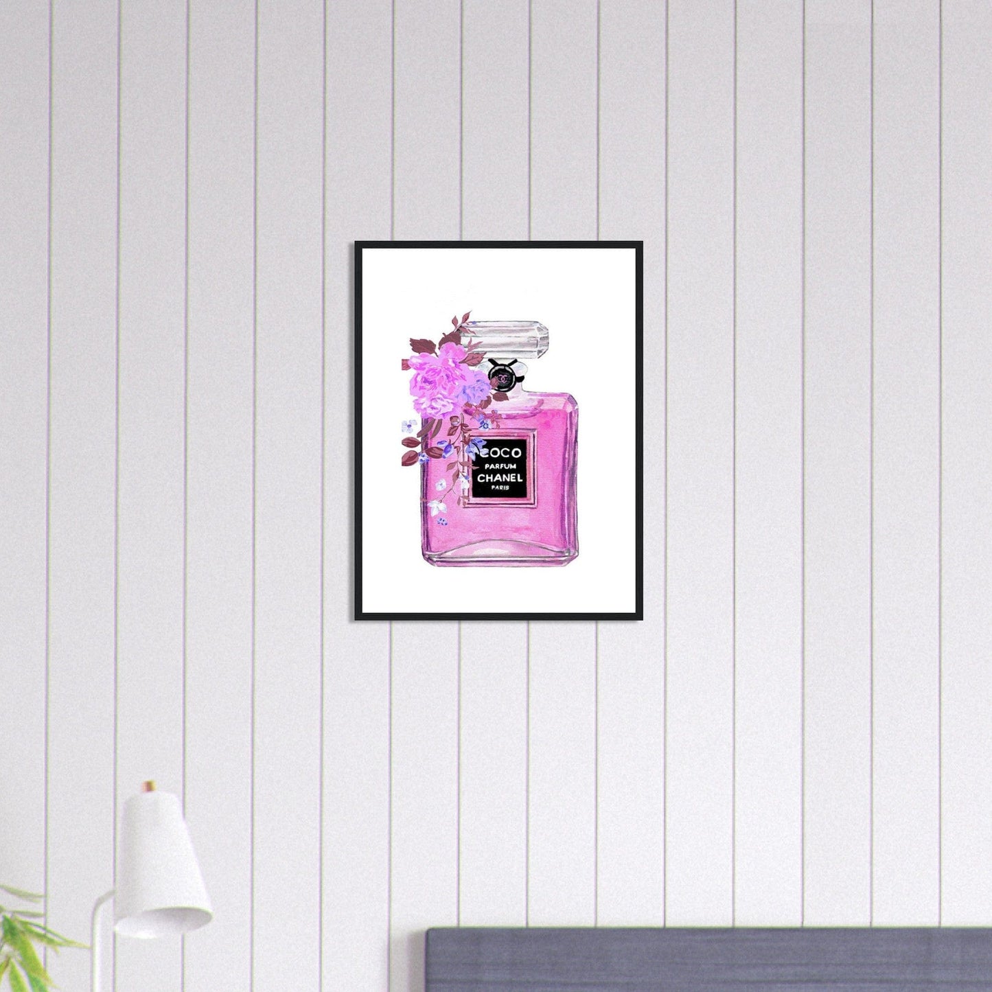 Canvanation Print Material 45x60 cm / 18x24″ Tableau Chanel Numéro 5 Rose
