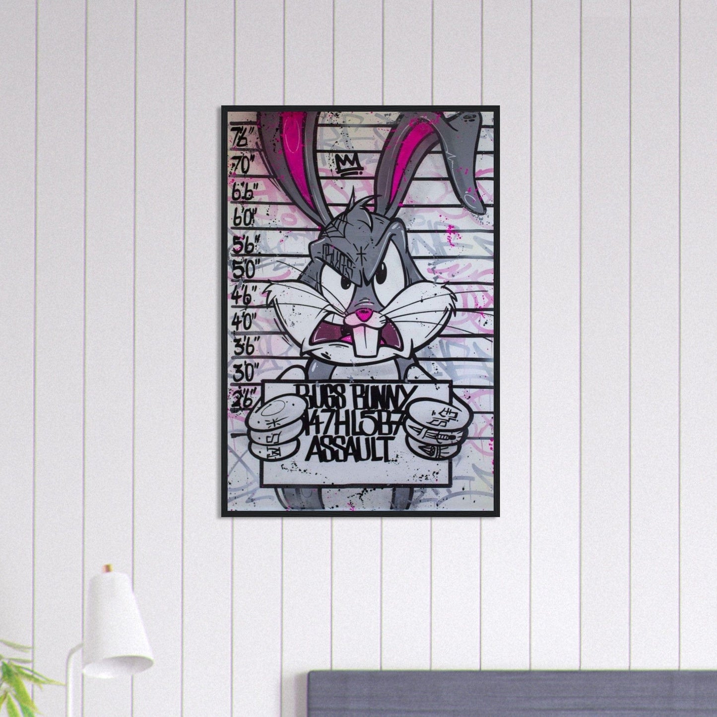 Canvanation Print Material 60x90 cm / 24x36″ Tableau Street Art Bug Bunny