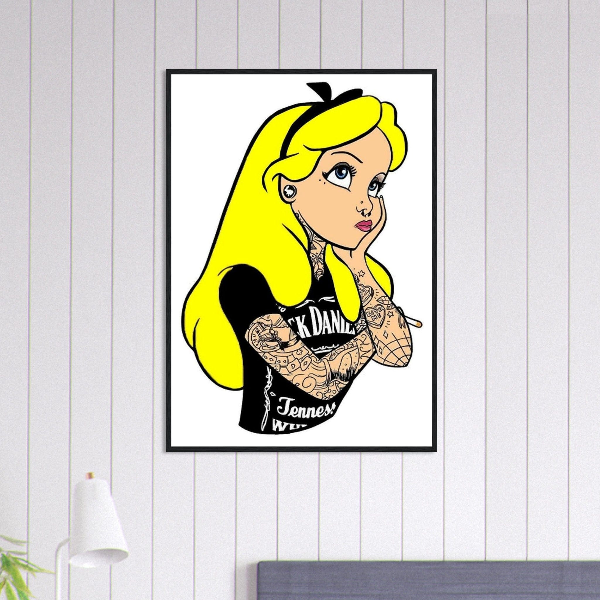 Canvanation Print Material 70x100 cm / 28x40″ Tableau Alice Au Pays des Merveilles
