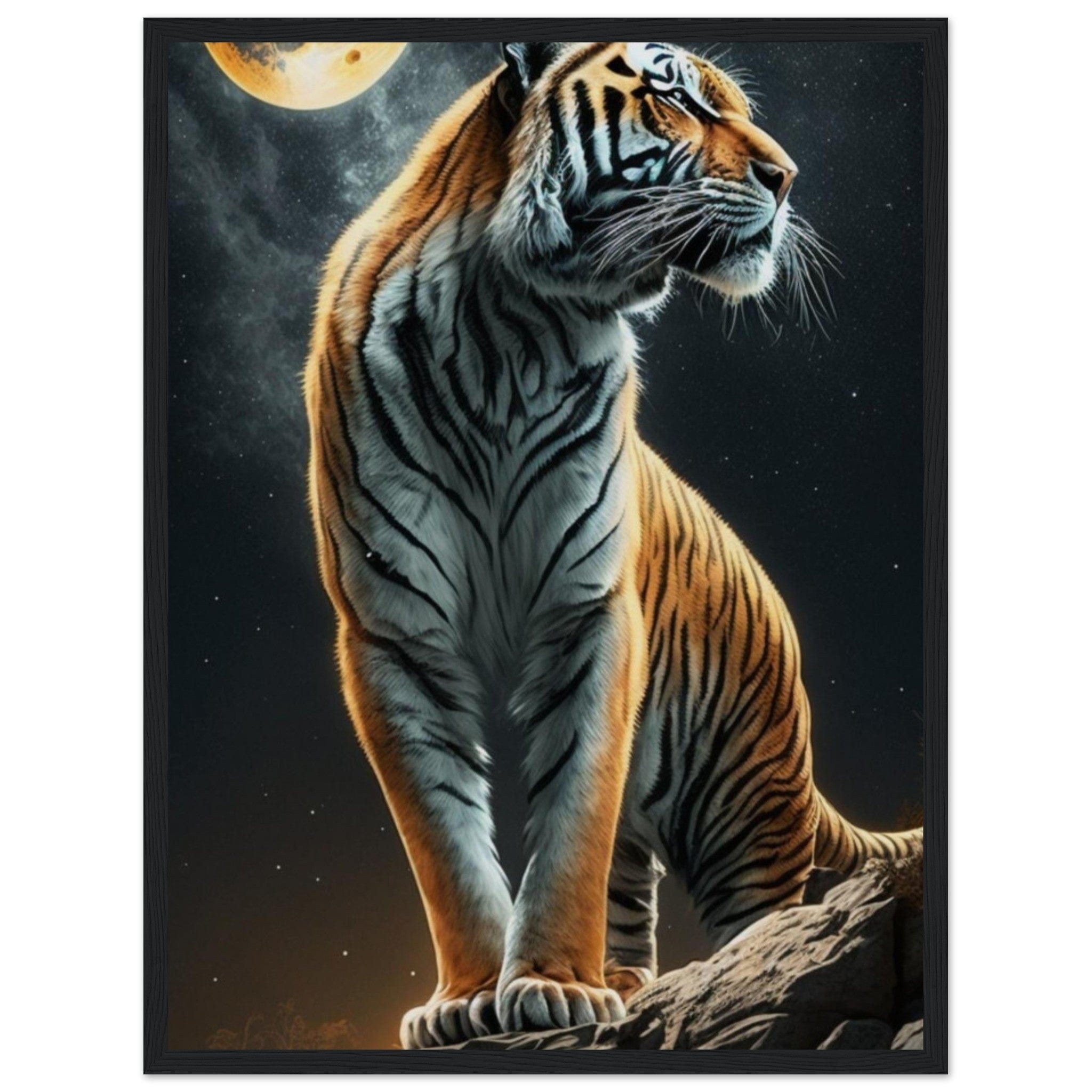 Canvanation Print Material 45x60 cm / 18x24″ Tableau Tigre Couleur