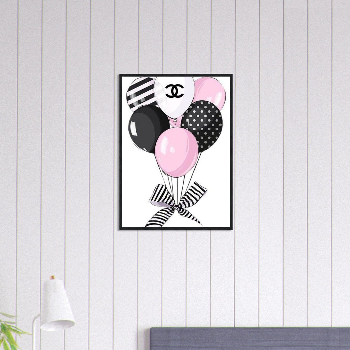 Canvanation Print Material 50x70 cm / 20x28″ Tableau Chanel Ballons