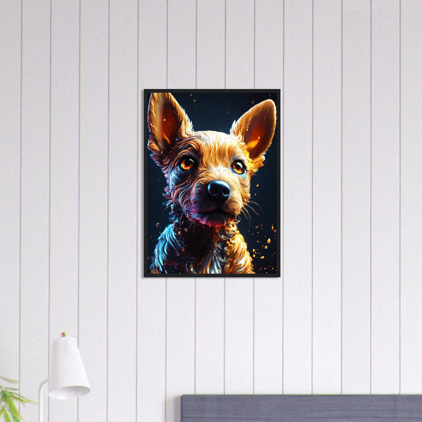 Canvanation Print Material 50x70 cm / 20x28″ Tableau Chien Force Tranquille