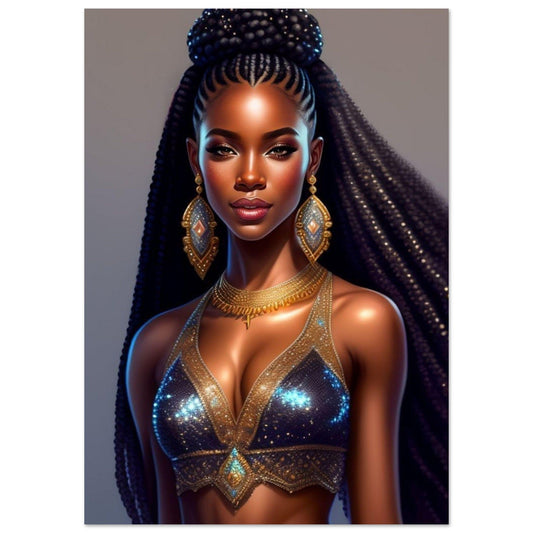 Gelato Print Material A1 (59.4 x 84.1  cm) Art Africain Peinture