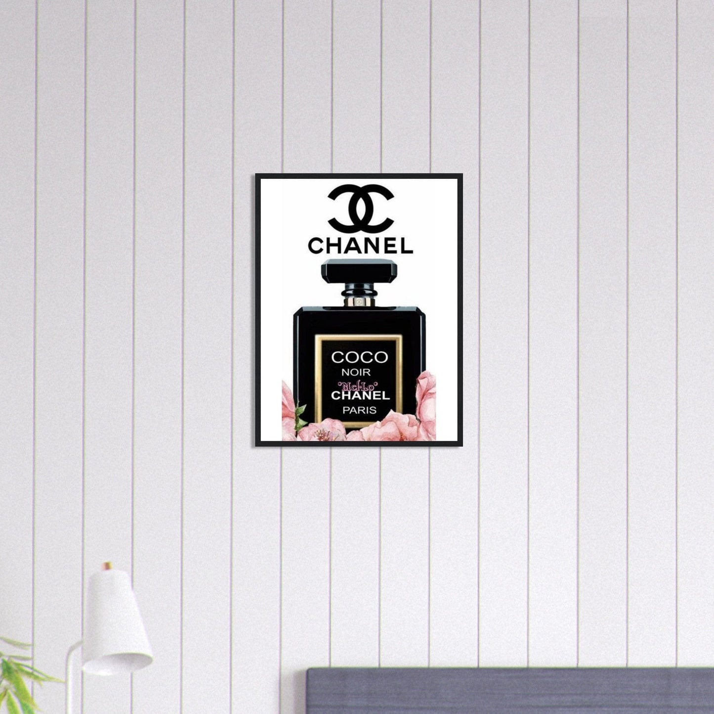 Canvanation Print Material 45x60 cm / 18x24″ Tableau Chanel Numéro 5 Blanc