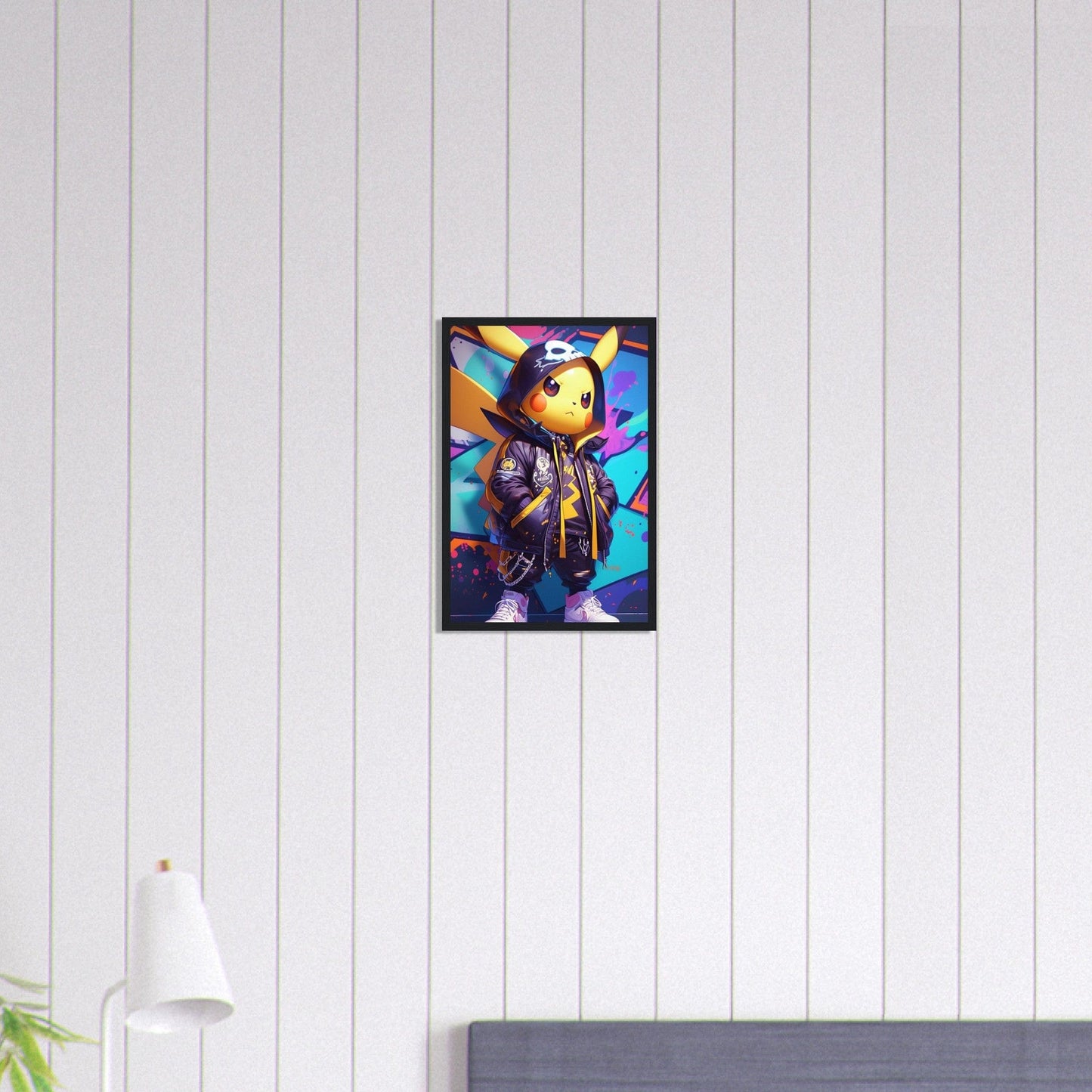 Canvanation Print Material 30x45 cm / 12x18″ Tableau Pokémon Street Art Pikachu