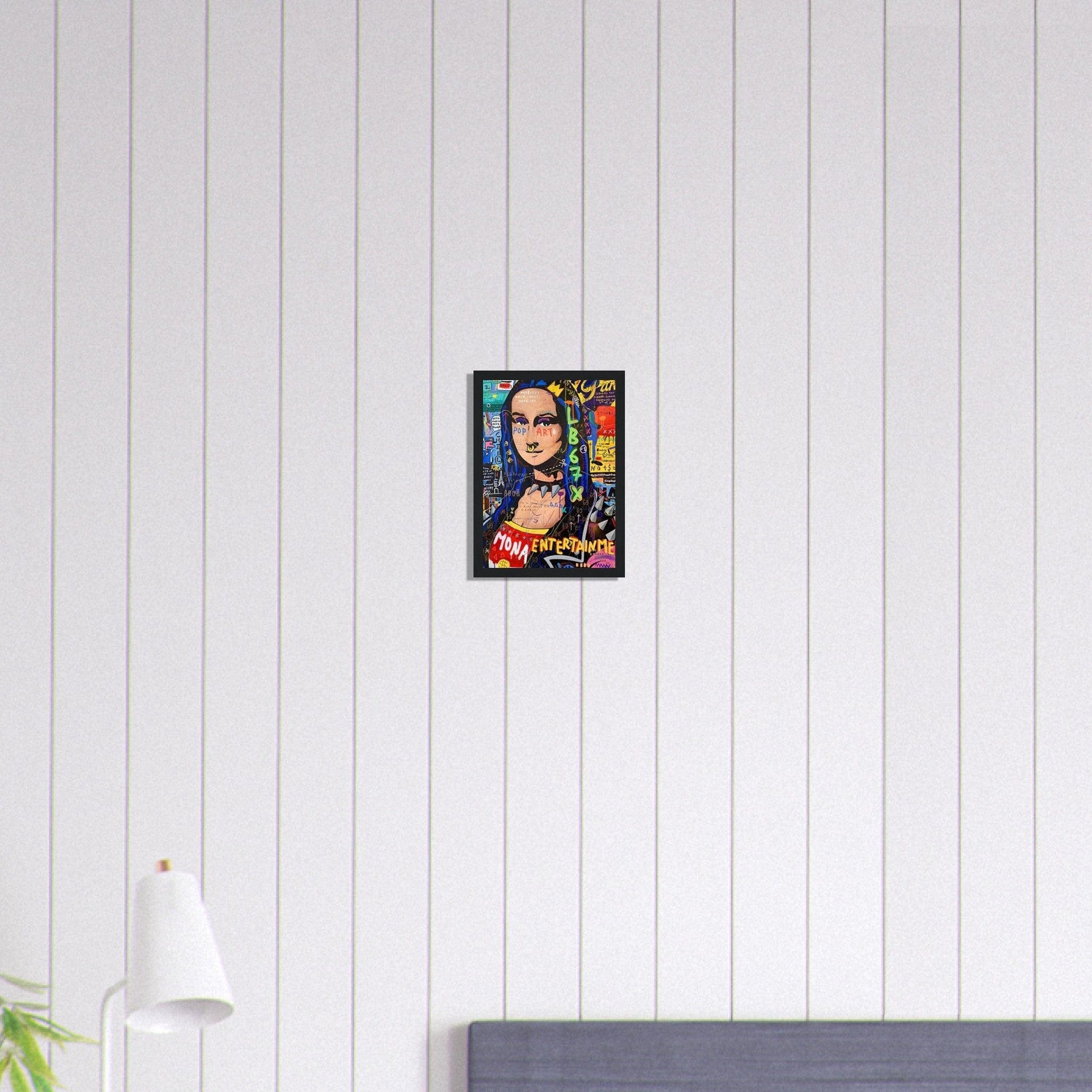 Canvanation Print Material A4 21x29.7 cm / 8x12″ Tableau Street Art Banksy Joconde