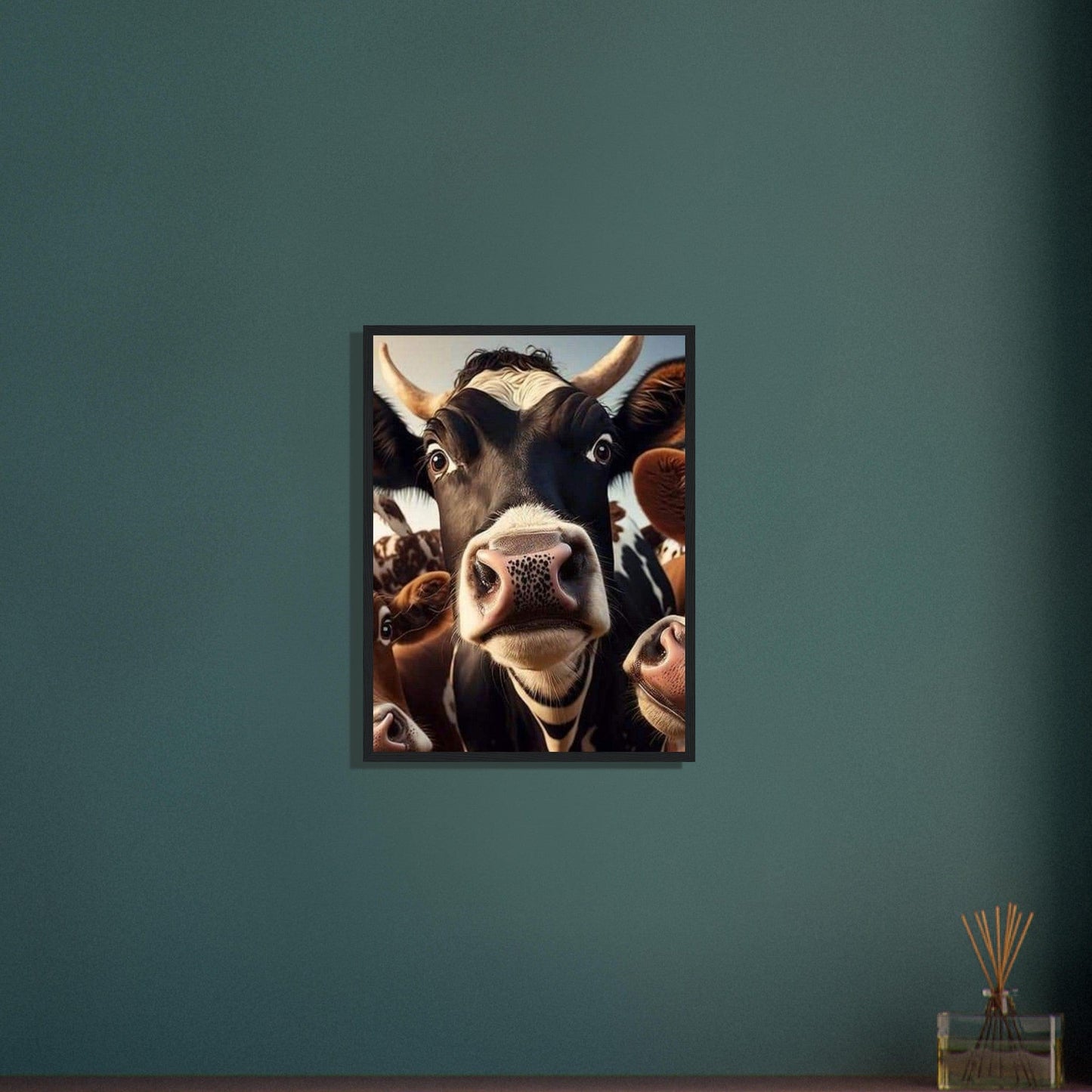 Canvanation Print Material Tableau Highland Cow