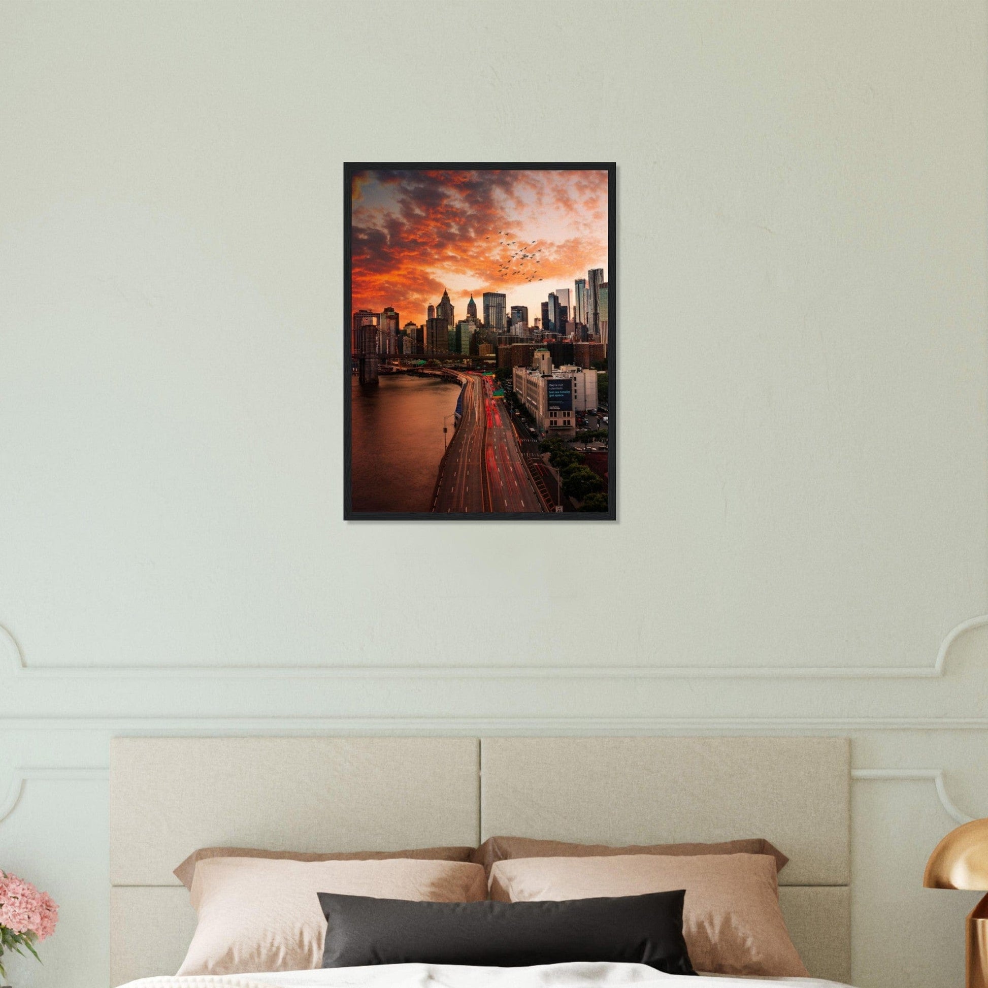 Gelato Print Material Tableau Ville Manhattan