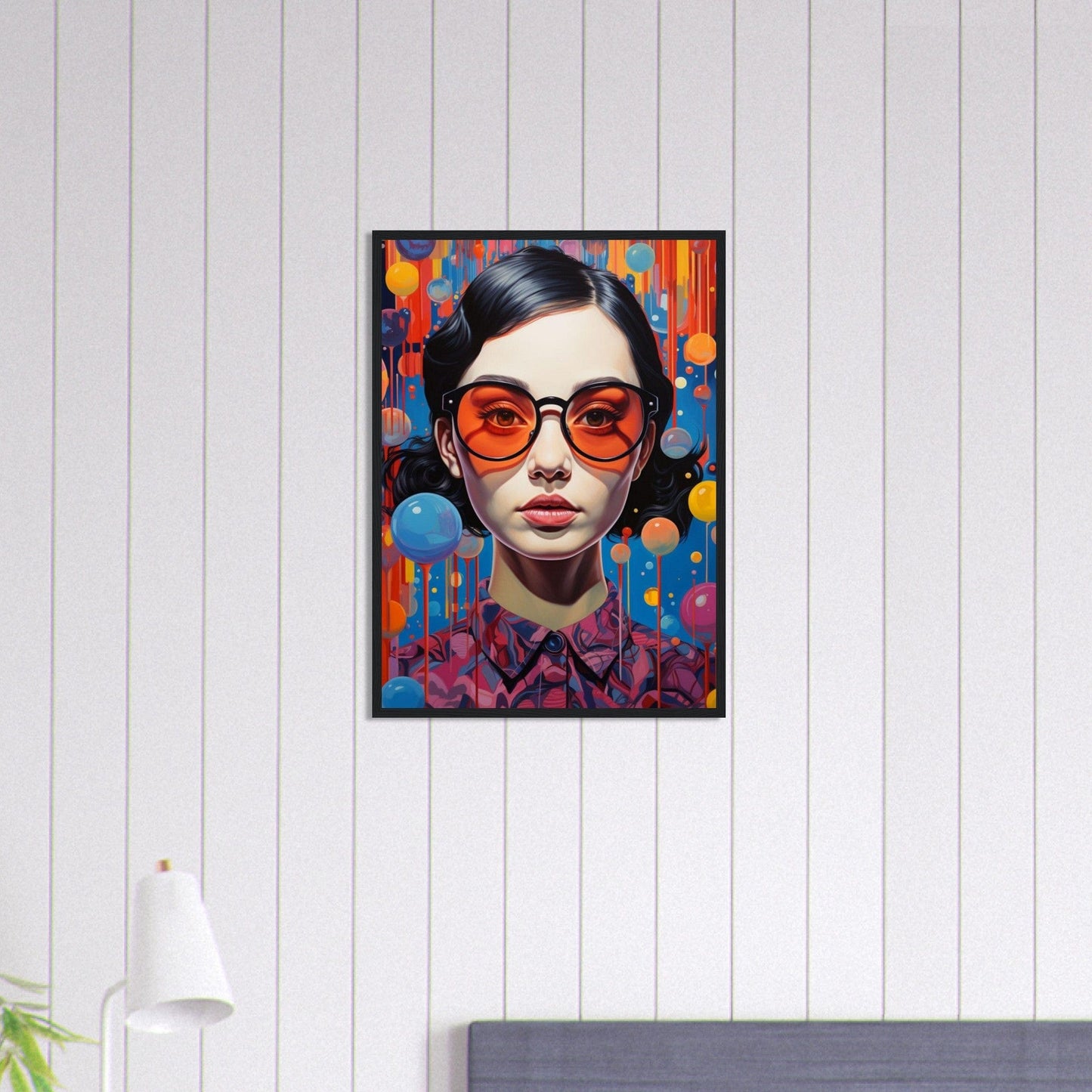 Canvanation Print Material 50x70 cm / 20x28″ Tableau Femme 60's