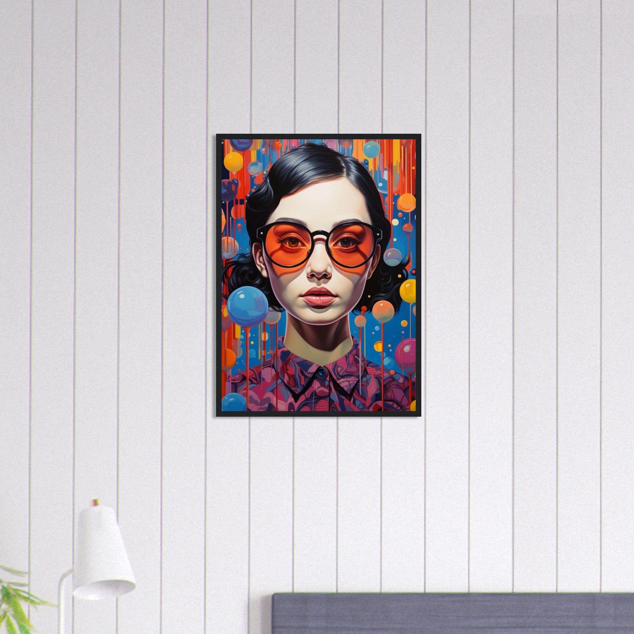 Canvanation Print Material 50x70 cm / 20x28″ Tableau Femme 60's